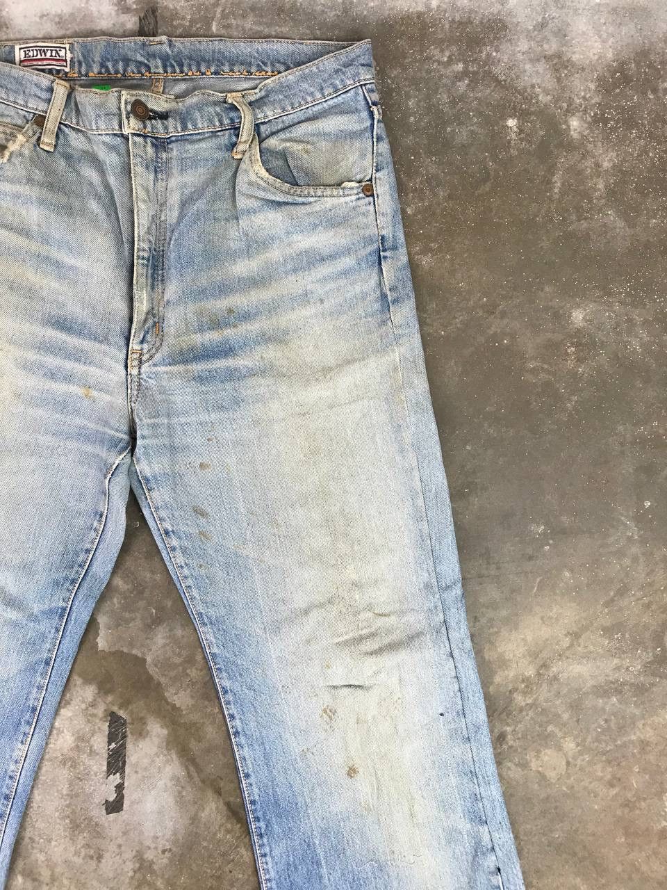 Edwin Vintage Edwin Distressed Denim Pants Size US 32 / EU 48 - 4 Thumbnail