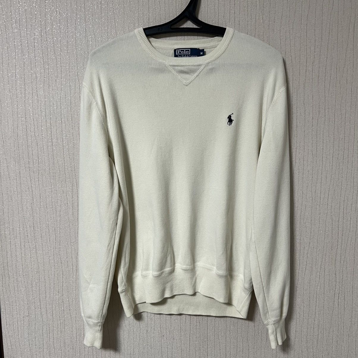 Polo Ralph Lauren Polo Ralph Lauren Sweater Sweatshirt Size M Color Milk White Size US M / EU 48-50 / 2 - 1 Thumbnail
