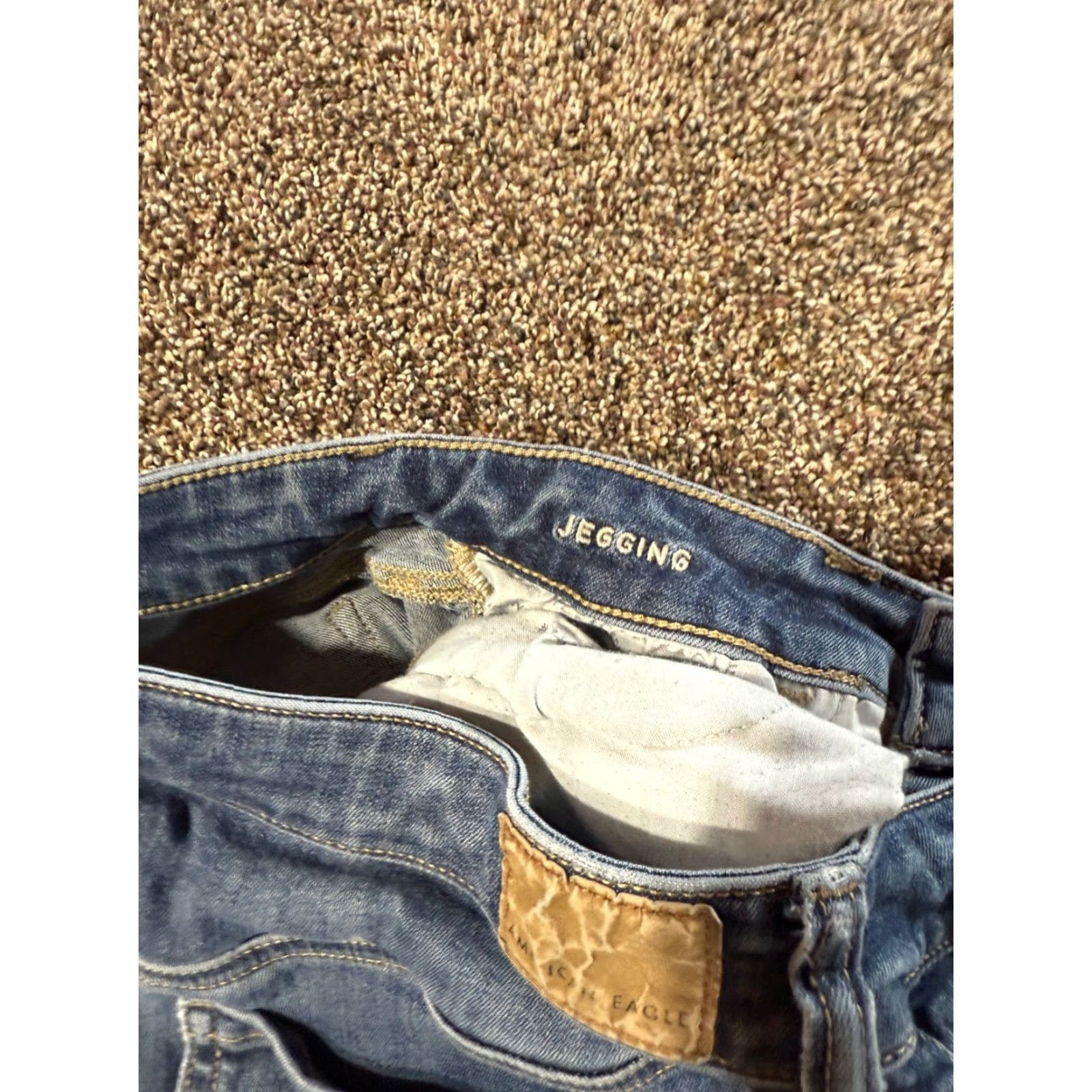 American Eagle Outfitters American Eagle Jeans Women's Size 4 Blue Denim Jegging Skinny Lot Of 2 Size 27" / US 4 / IT 40 - 4 Thumbnail