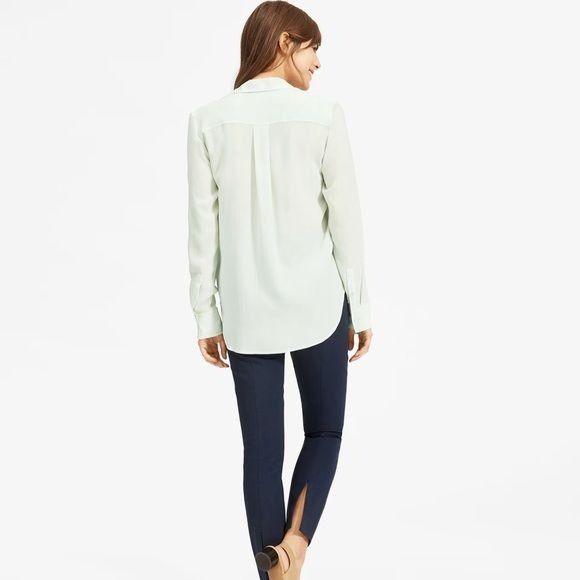 The Washable Clean Silk Relaxed Shirt Blush Pink – Everlane