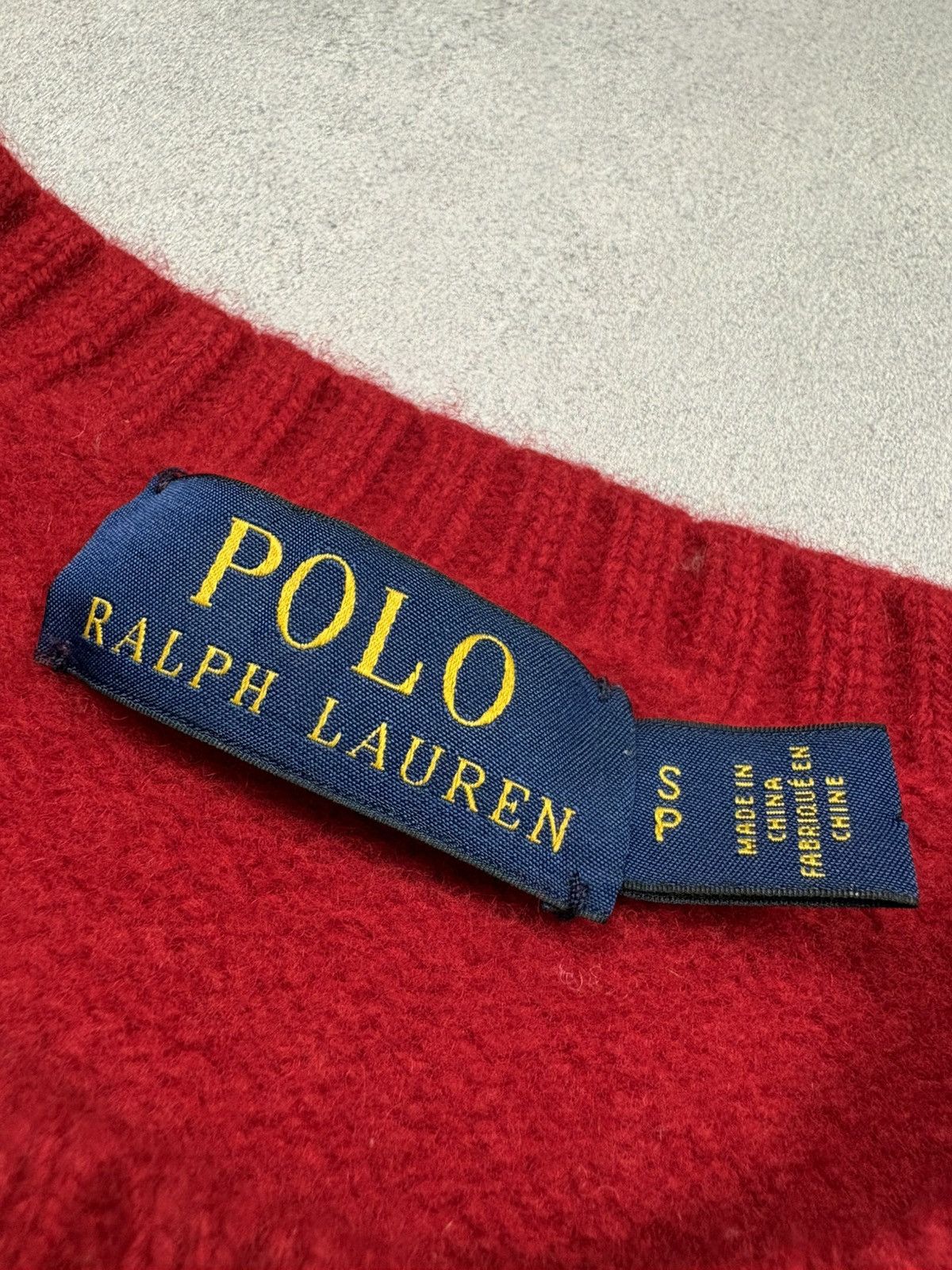 Polo Ralph Lauren Vintage Polo Ralph Lauren Bear Sweater Cashmere Wool S Size S / US 4 / IT 40 - 16 Thumbnail