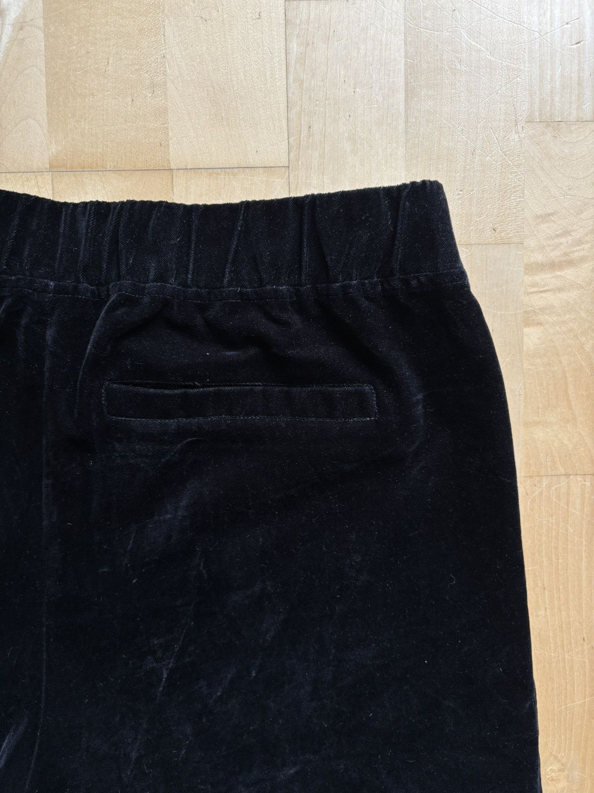 A.P.C. A.P.C Black Crushed Velvet Trouser Size US 34 / EU 50 - 4 Thumbnail
