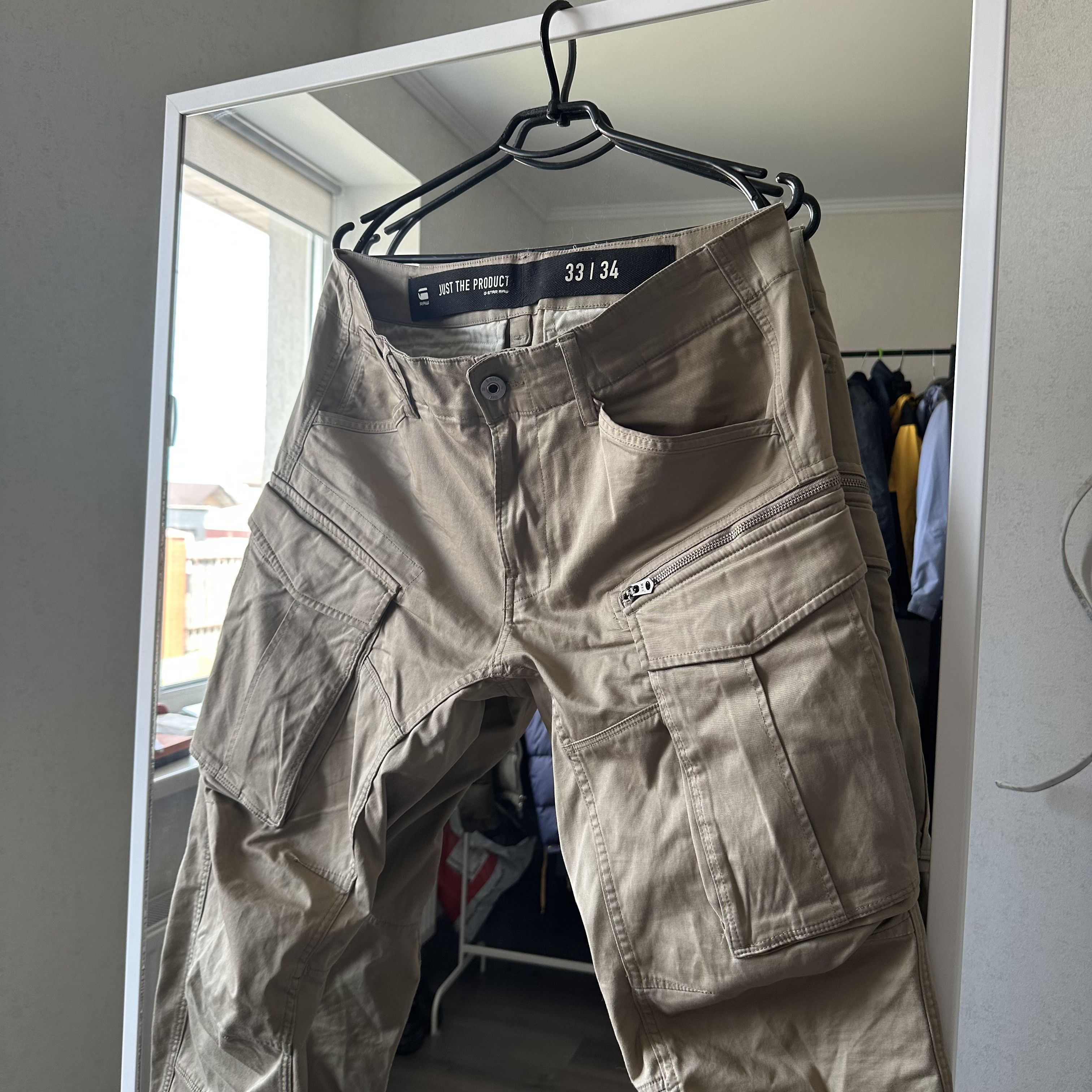 G-Star G Star Raw Rovic Multi Pocket Cargo Pants Size US 33 - 2 Thumbnail