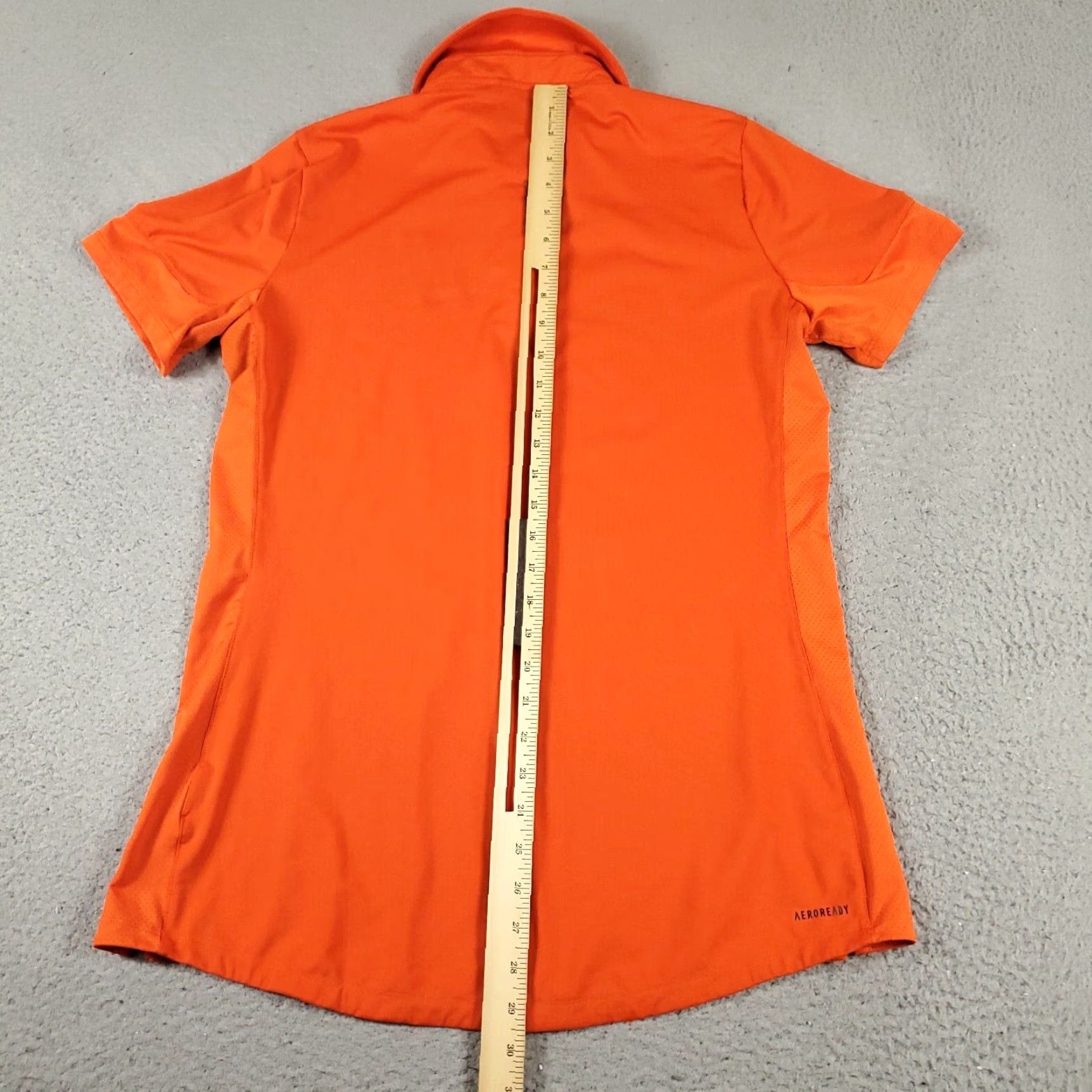 Adidas Adidas Polo Shirt Womens Size LT Orange Casual Golf Ladies Short Sleeve Size L / US 10 / IT 46 - 3 Thumbnail