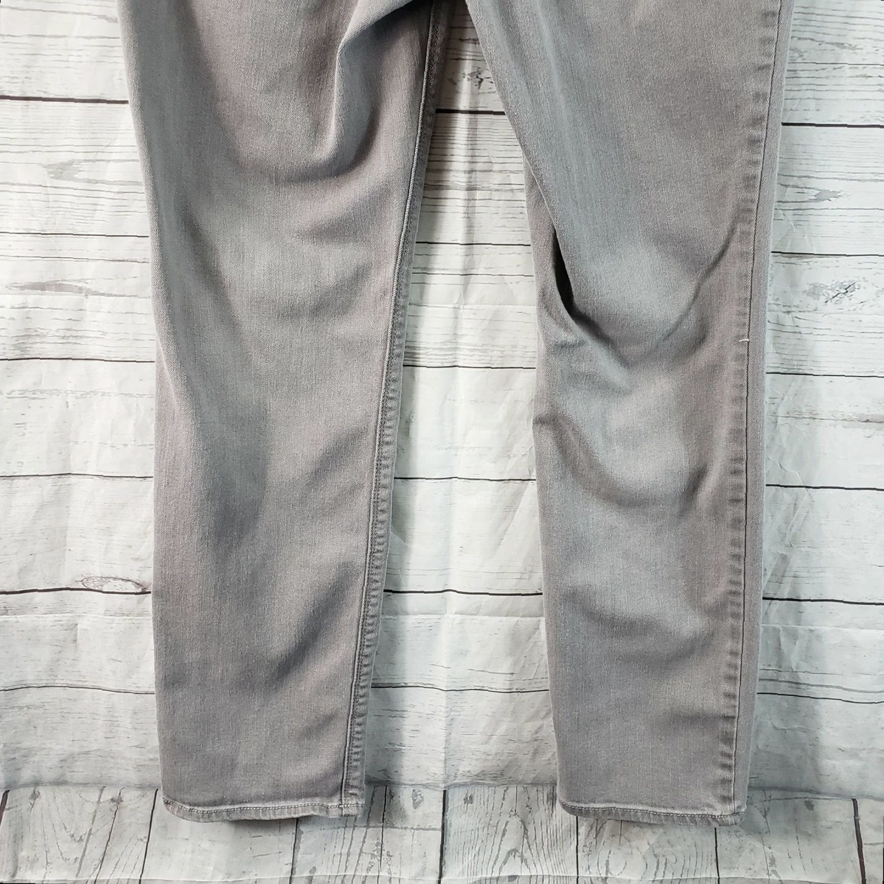 Vintage Chico's Womens So Lifting Slim Leg Jeans Sz 4P Gray Mid Rise Cotton Blend Jeans Size 27" / US 4 / IT 40 - 5 Thumbnail