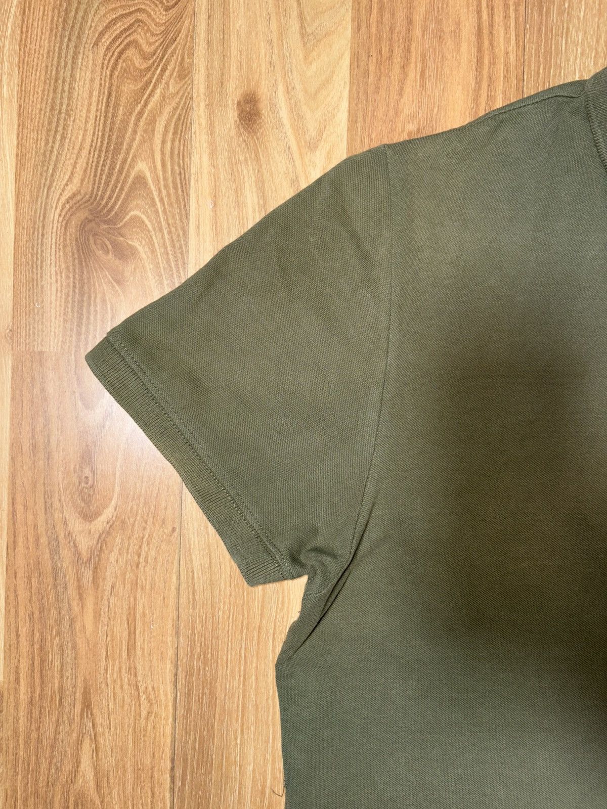 Polo Ralph Lauren U.S.P.A Denim Co. Olive Green Pique Polo Embroidered Crest Size US S / EU 44-46 / 1 - 4 Thumbnail