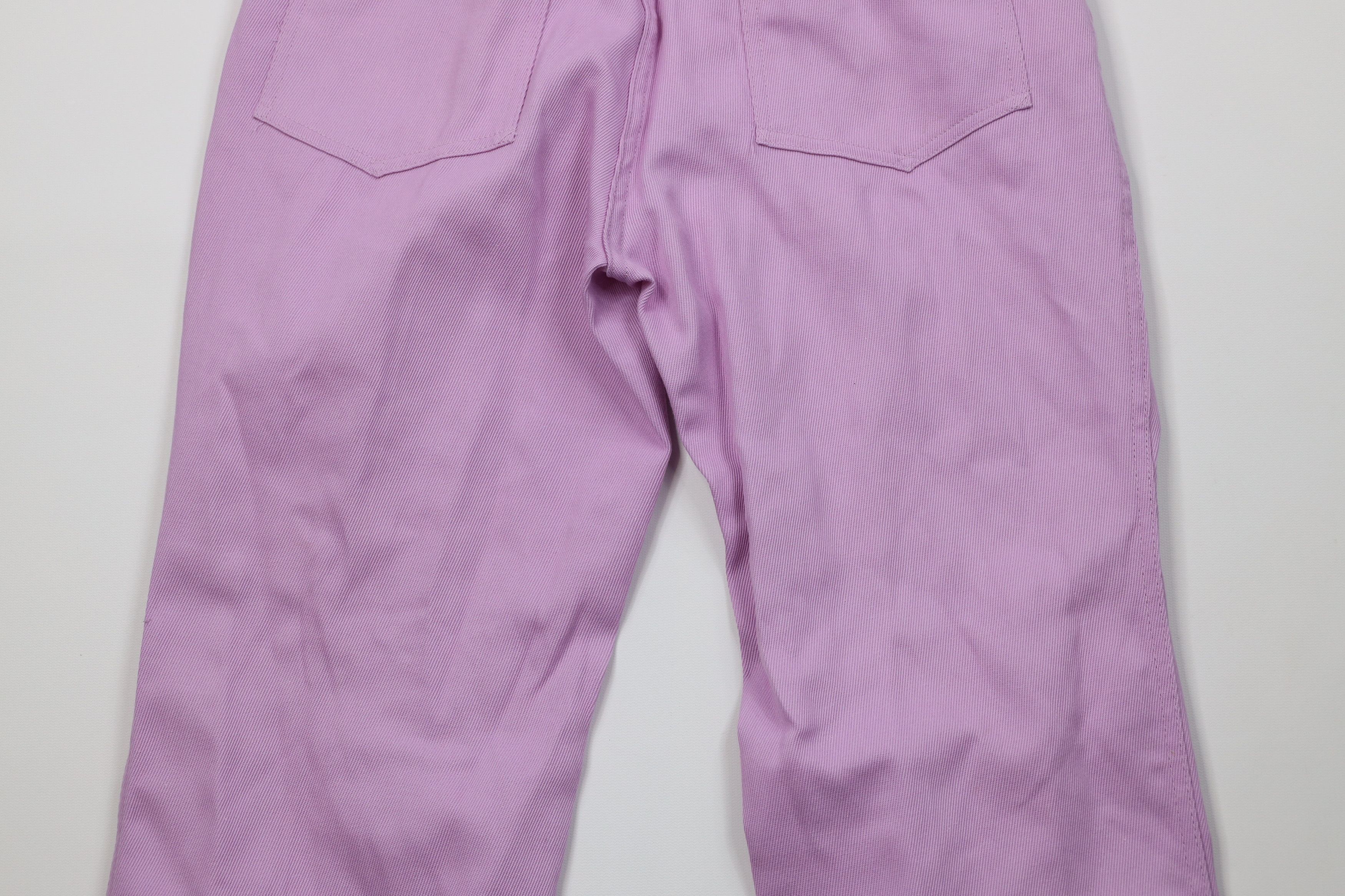 Vintage Deadstock Vintage 70s Streetwear Leg Jeans Purple USA Size 32" / US 10 / IT 46 - 11 Thumbnail