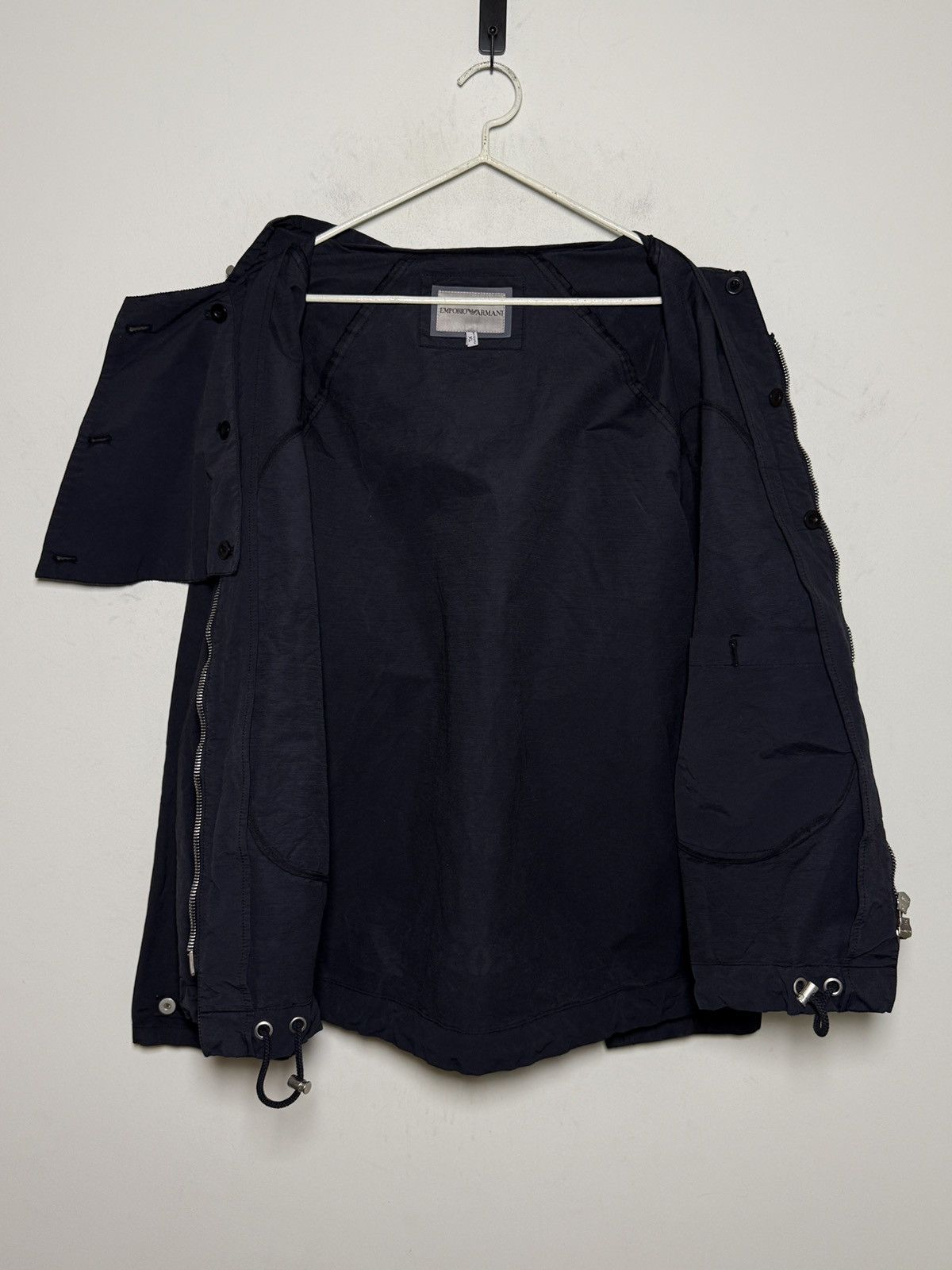 Giorgio Armani Armani shimmer nylon multipocket light smock jacket Size US XL / EU 56 / 4 - 17 Thumbnail