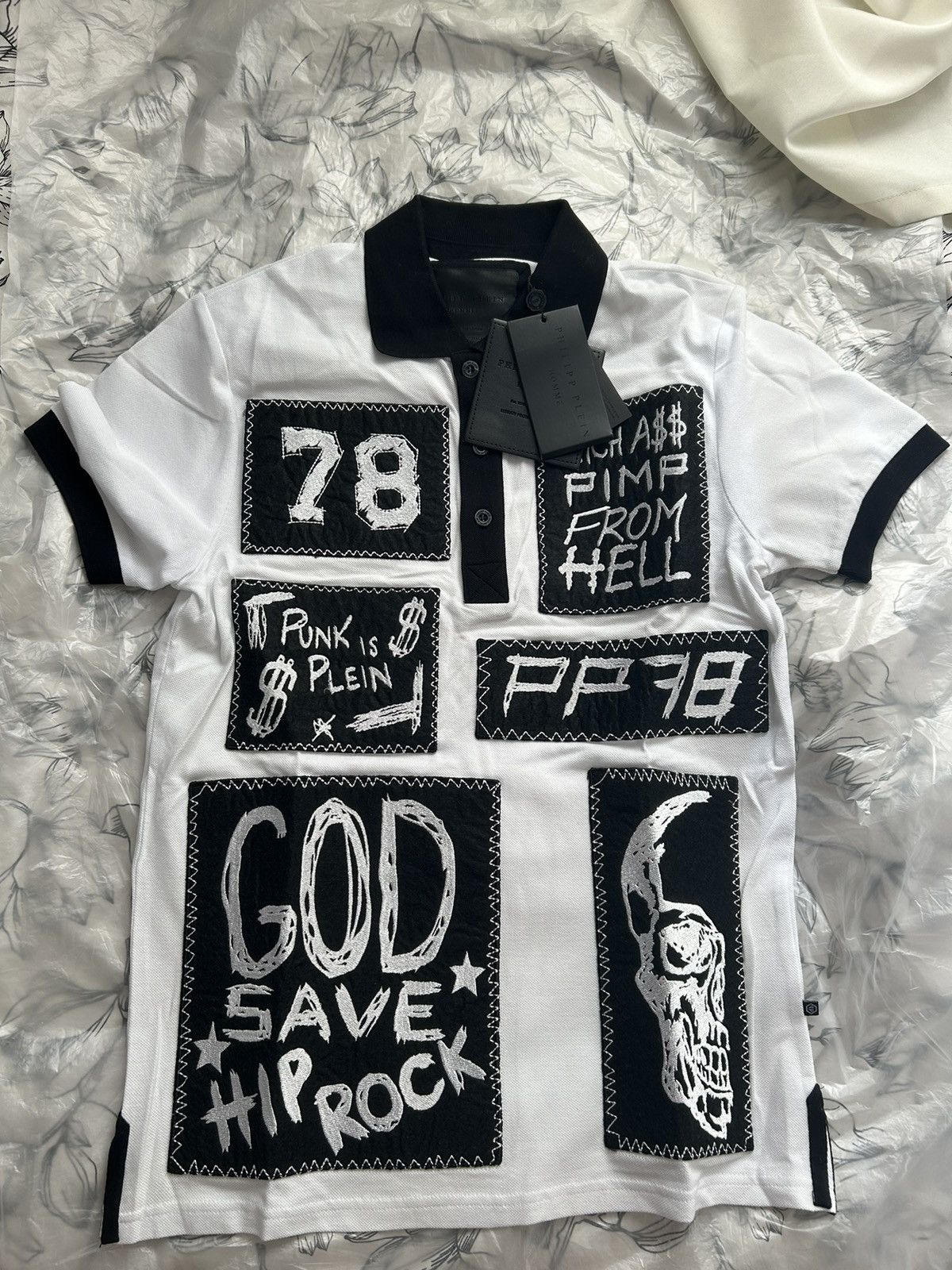 Philipp Plein Philipp Plein T-shirt, brand new, with tags, unique. Size US S / EU 44-46 / 1 - 1 Thumbnail
