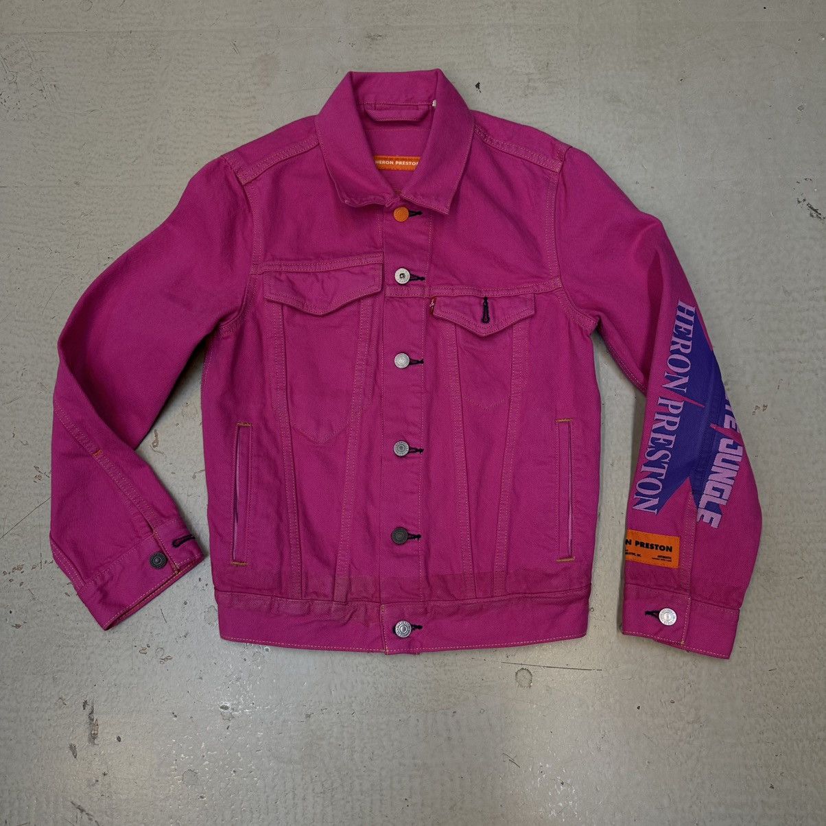 Heron Preston × Levi's HERON PRESTON X LEVI’S MISTAKES ARE OK DENIM JACKET Size US XXS / EU 40 - 6 Thumbnail