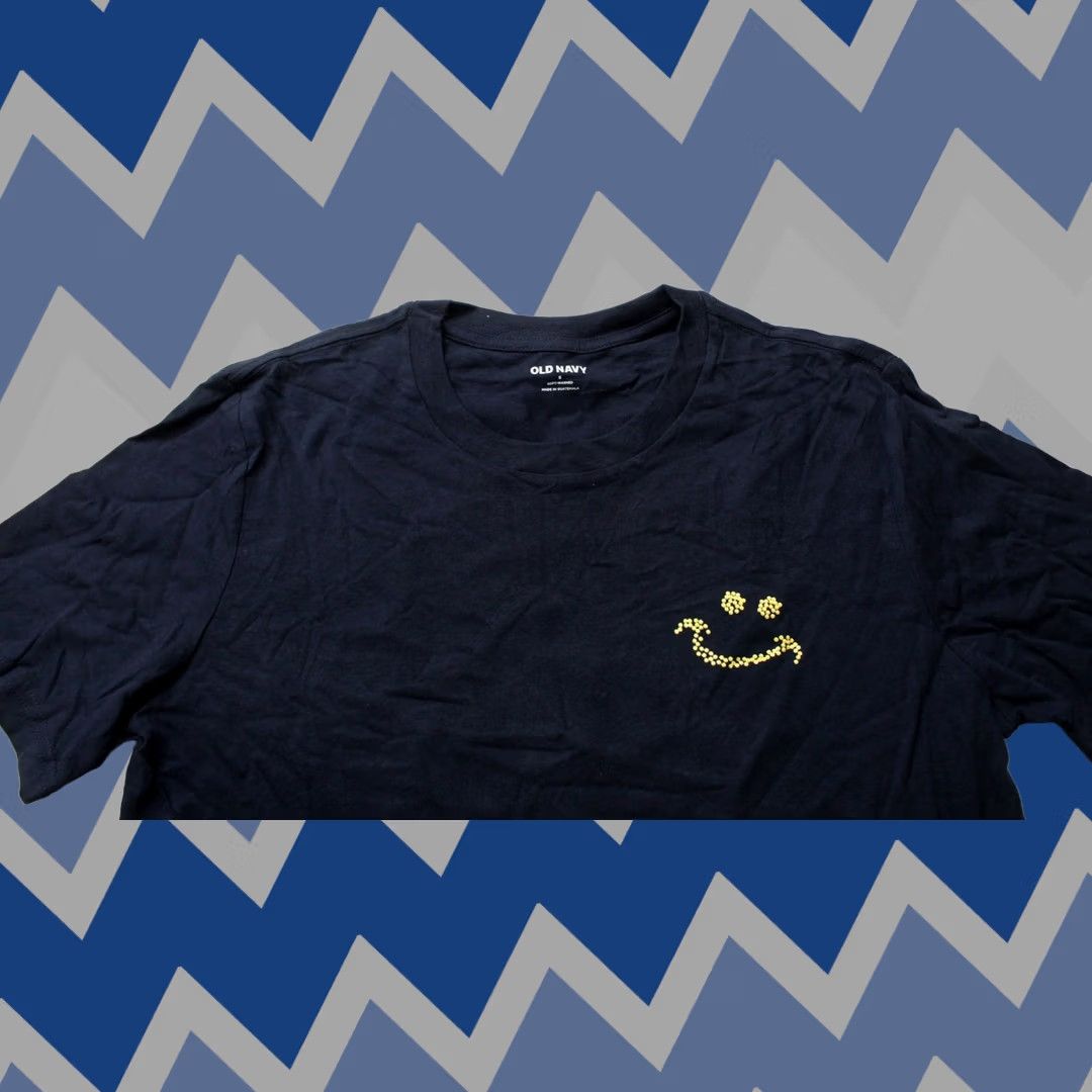 Old Navy Old Navy Men's Short Sleeve Graphic Relaxed Fit T-Shirt AP2 In The Navy Small Size US S / EU 44-46 / 1 - 1 Thumbnail