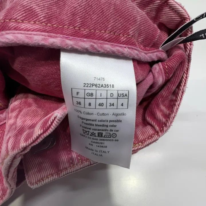 Other Dior SS22 Pink Denim Shorts for Women 0079-2507 Size 23" - 4 Thumbnail