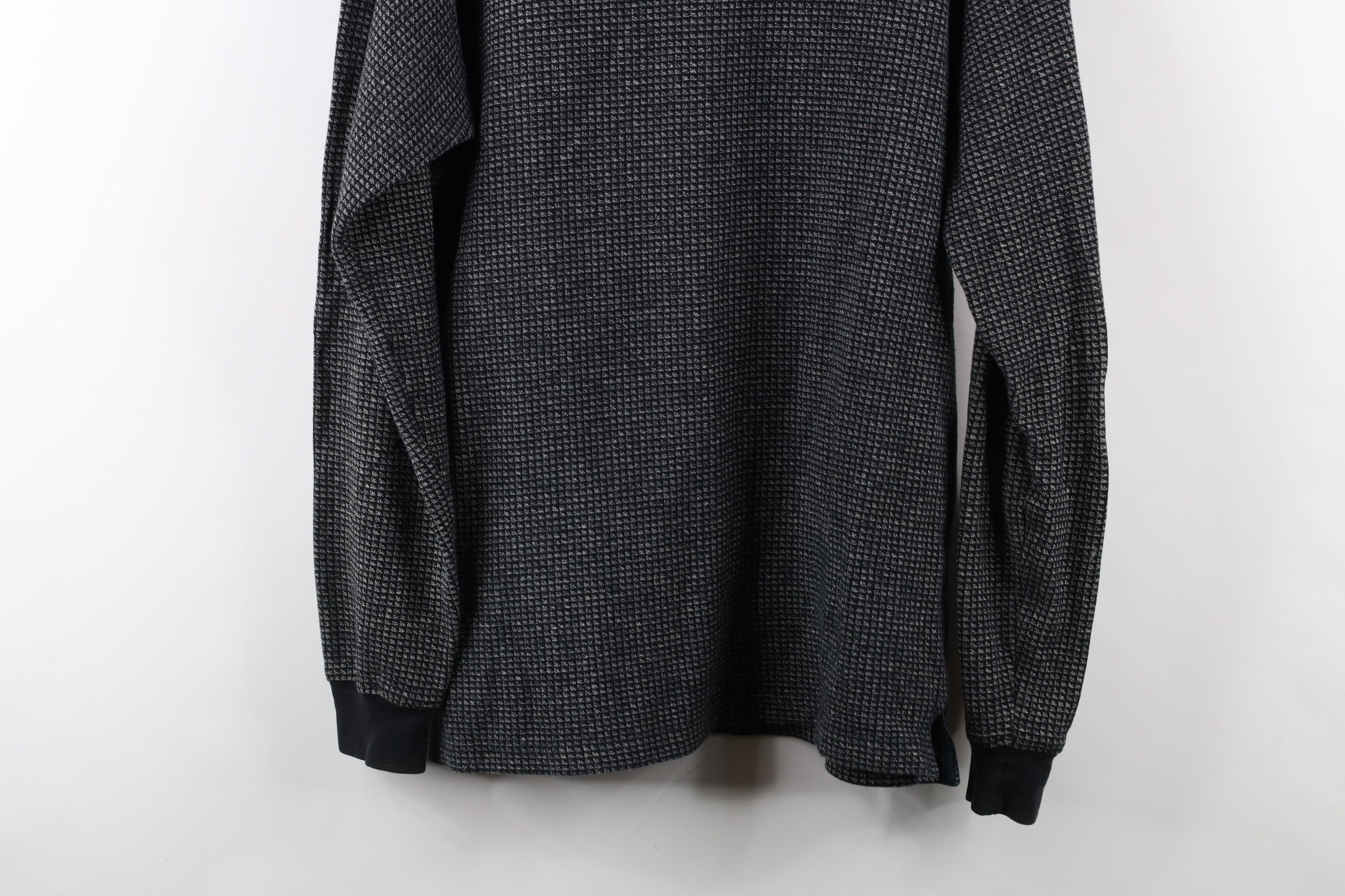 Vintage Vintage 90s Streetwear Geometric Long Sleeve Polo Shirt Size US M / EU 48-50 / 2 - 13 Thumbnail