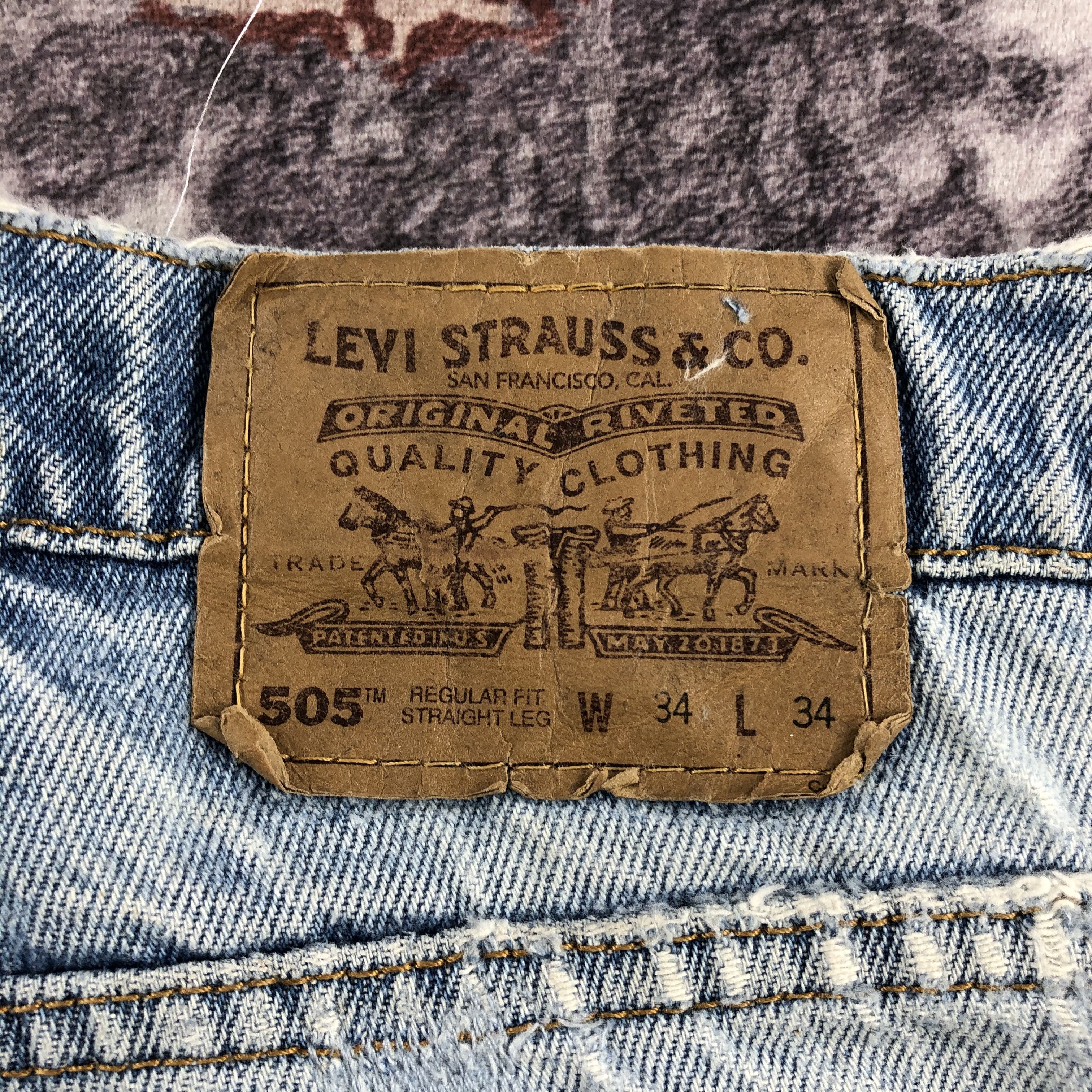Levi's × Vintage 90s Vintage Light Wash Levis 505 Jeans-JM2662 Size US 34 / EU 50 - 9 Thumbnail