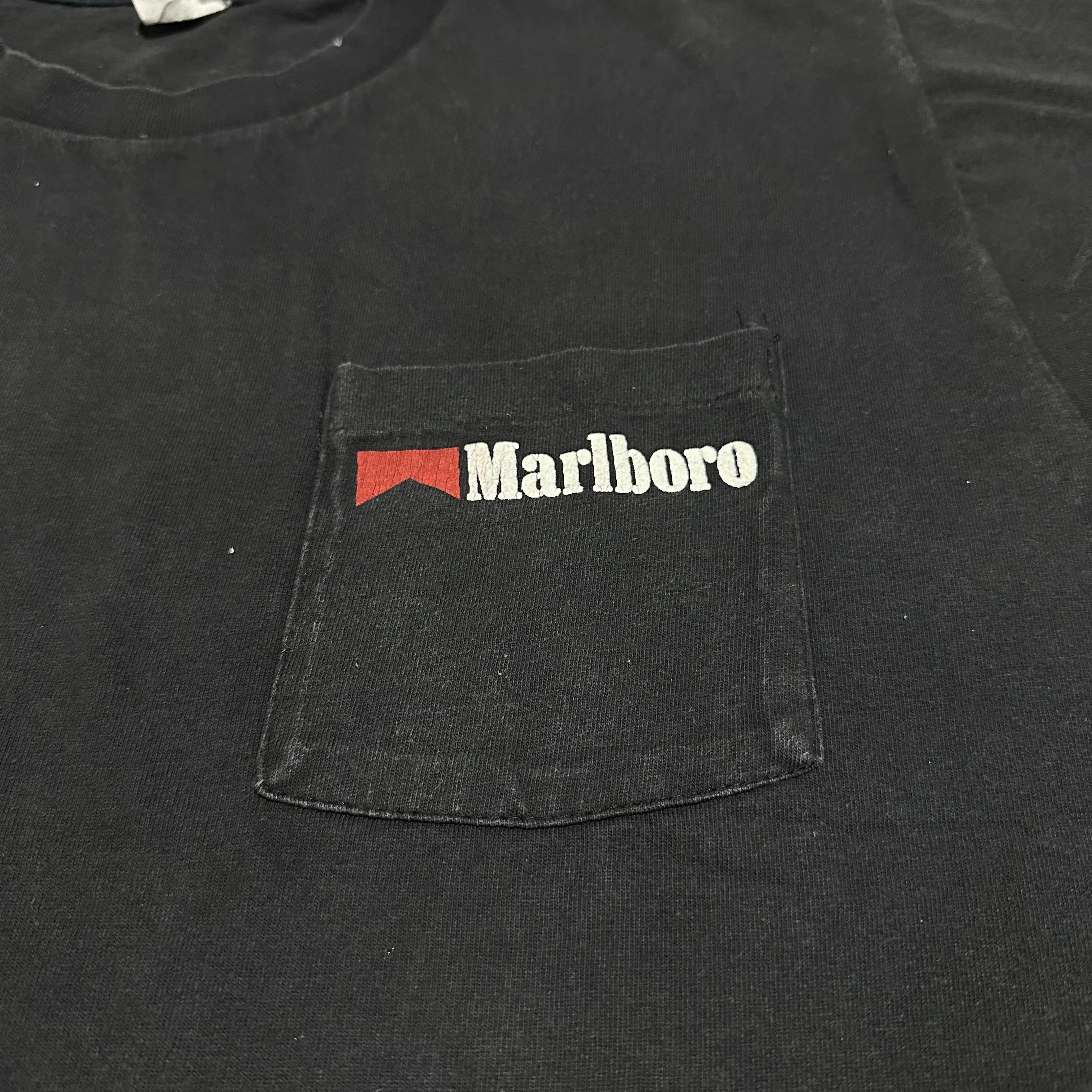 Marlboro × Vintage Vintage 90’s Marlboro Wild West Tee Big Logo Size US L / EU 52-54 / 3 - 4 Thumbnail