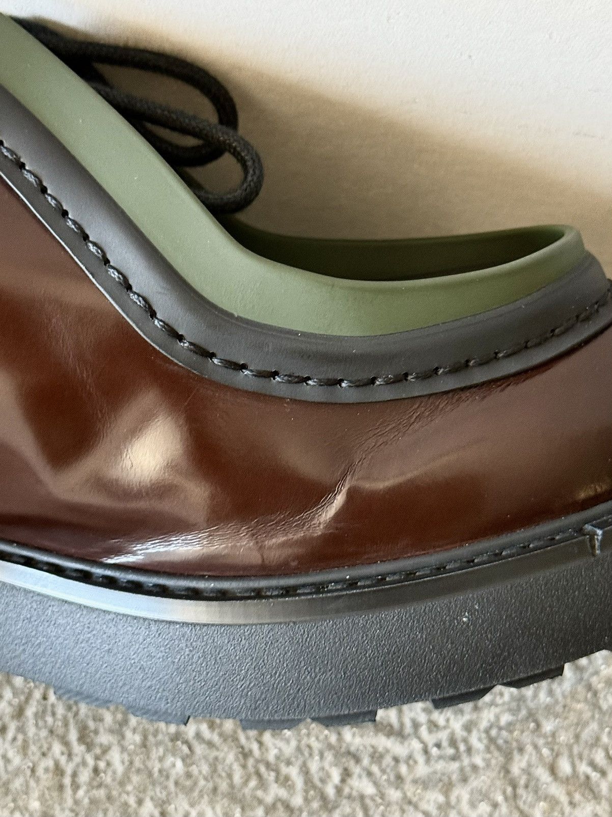 Prada × Raf Simons Prada - Raf Simons - FW2023 - Diapason Opaque -Brushed Derby Size US 8 / EU 41 - 24 Thumbnail