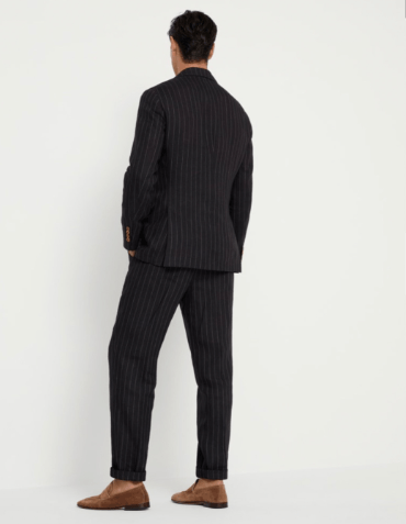 Brunello Cucinelli Suit in Black Size US M / EU 48-50 / 2 - 2 Thumbnail
