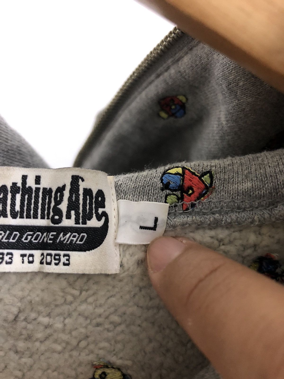 Bape A Bathing Ape Shark Full Zip Hoodie Size L / US 10 / IT 46 - 14 Thumbnail