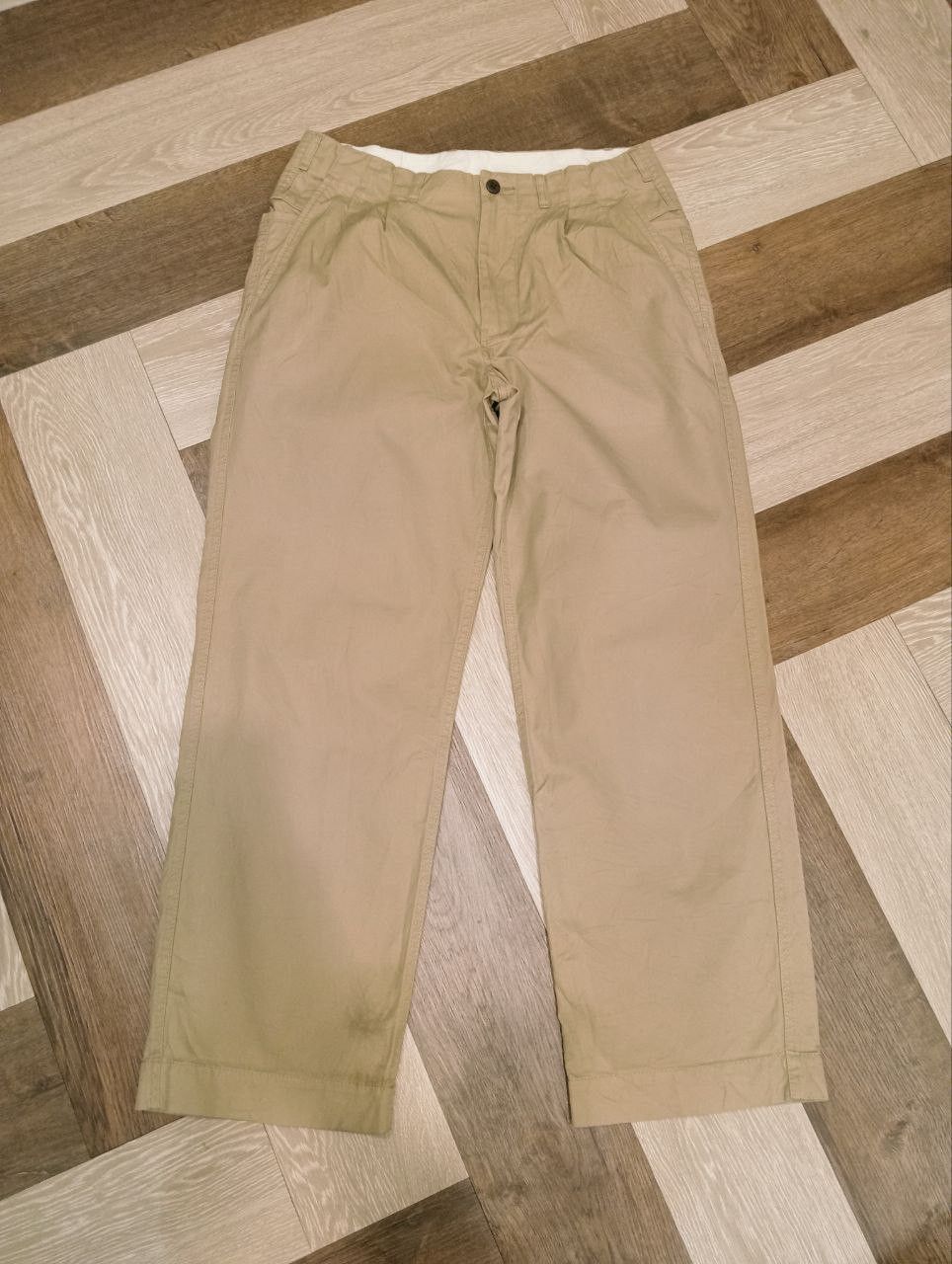 Beams Japan BEAMS JAPAN BAGGY COTTON PANTS Size US 34 / EU 50 - 1 Thumbnail