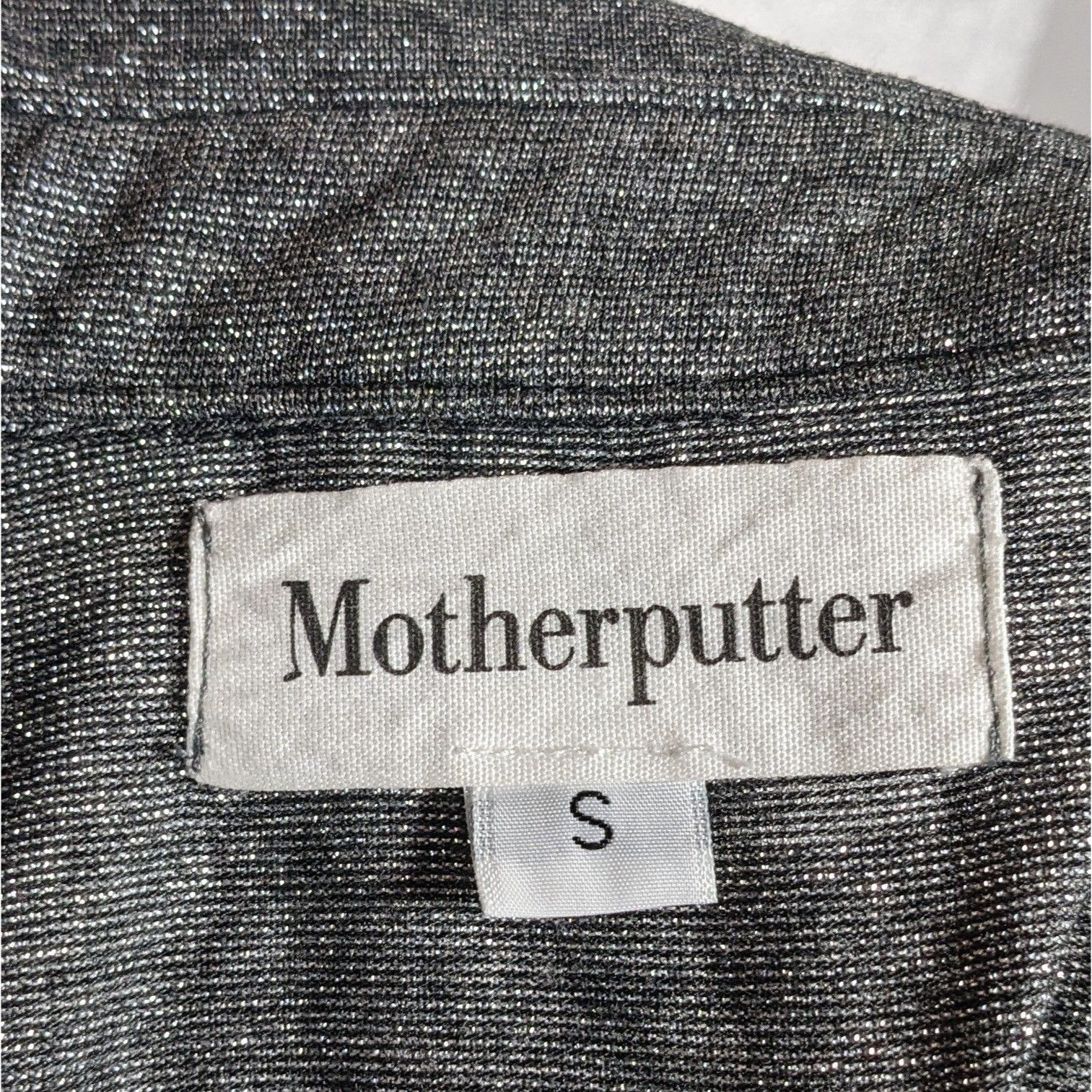 Other Motherputter Metallic Black And Silver Mesh Sleeve Golf Shir Size S / US 4 / IT 40 - 5 Thumbnail