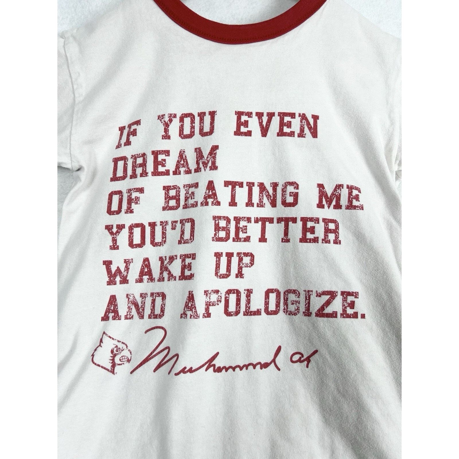 Vintage Rare Vintage Muhammad Ali Hip Hop Reversible Shirt USA Small Size US S / EU 44-46 / 1 - 2 Thumbnail