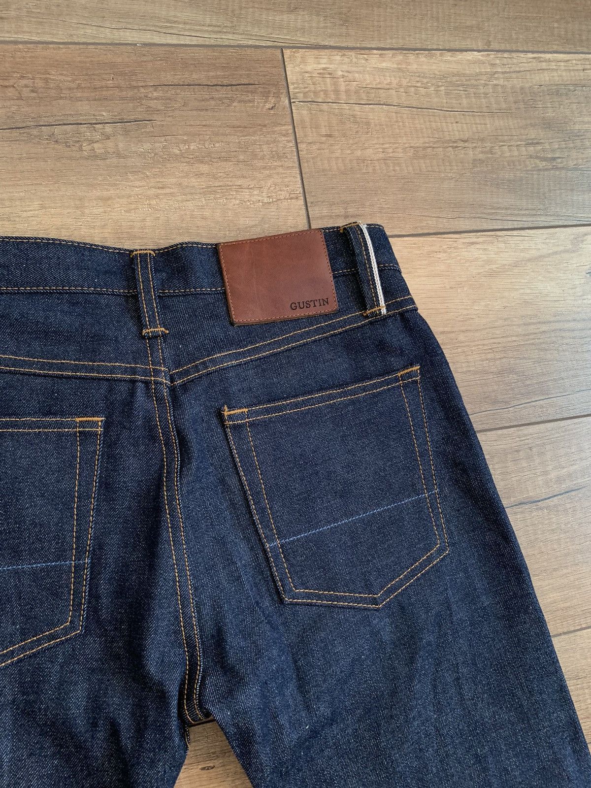 Gustin Gustin Selvedge Raw California Skinny Jeans Denim Pants Size US 29 - 6 Thumbnail