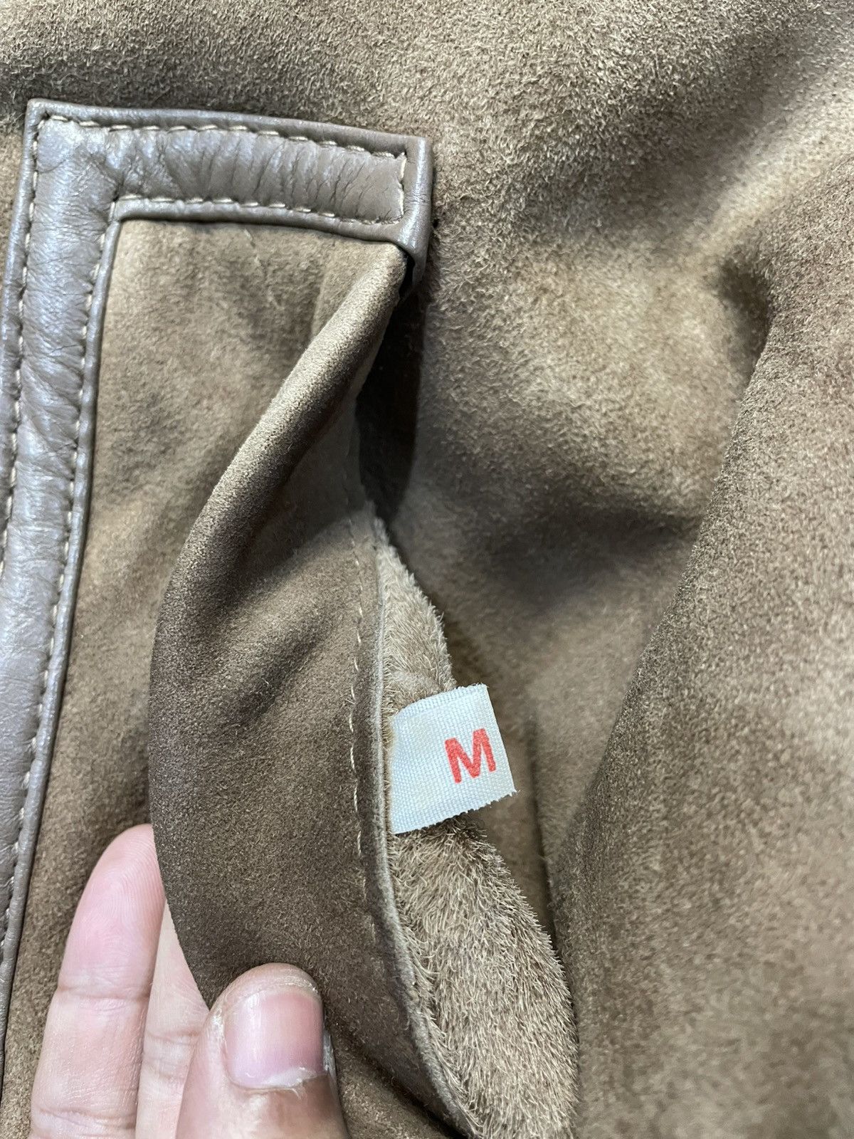 Leather Vintage Leather Shearling Mink Fur Lining Size US M / EU 48-50 / 2 - 10 Thumbnail