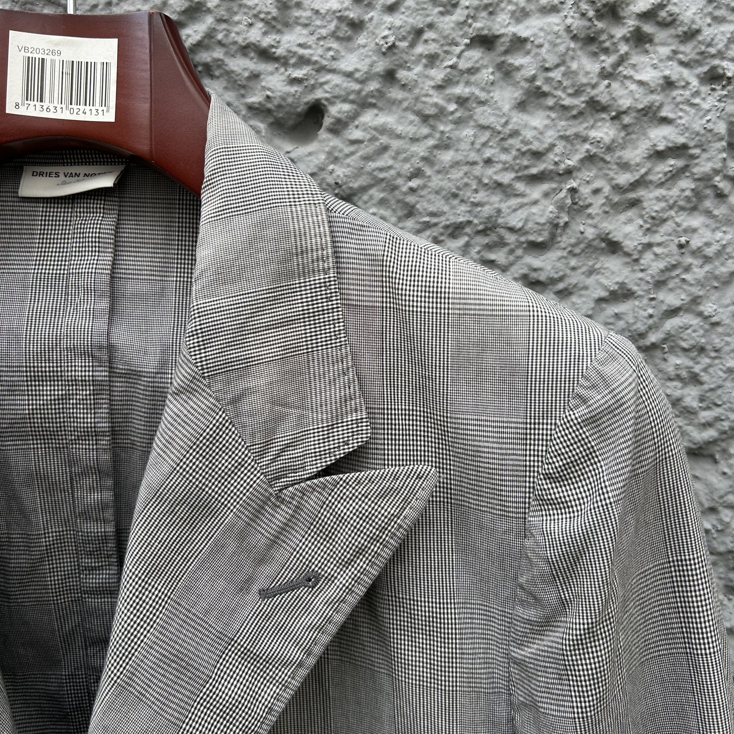 Dries Van Noten Dries van Noten Grey Unlined Blazer Jacket Top Size 50R - 5 Thumbnail