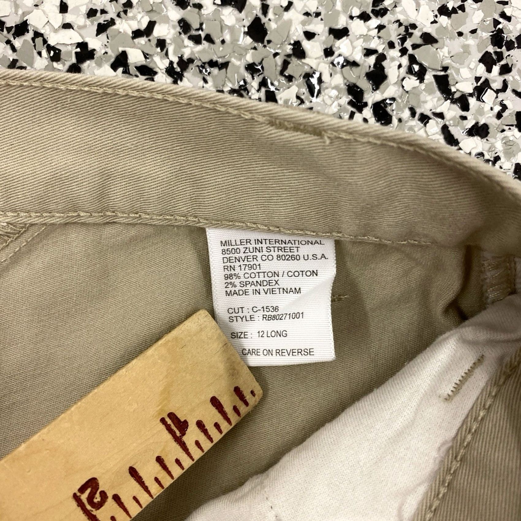 Vintage VINTAGE Rockies Jeanswear Western Women's Khaki Pants 12 Long Beige 31x31.25 Womens Size 34" / US 12 / IT 48 - 5 Thumbnail