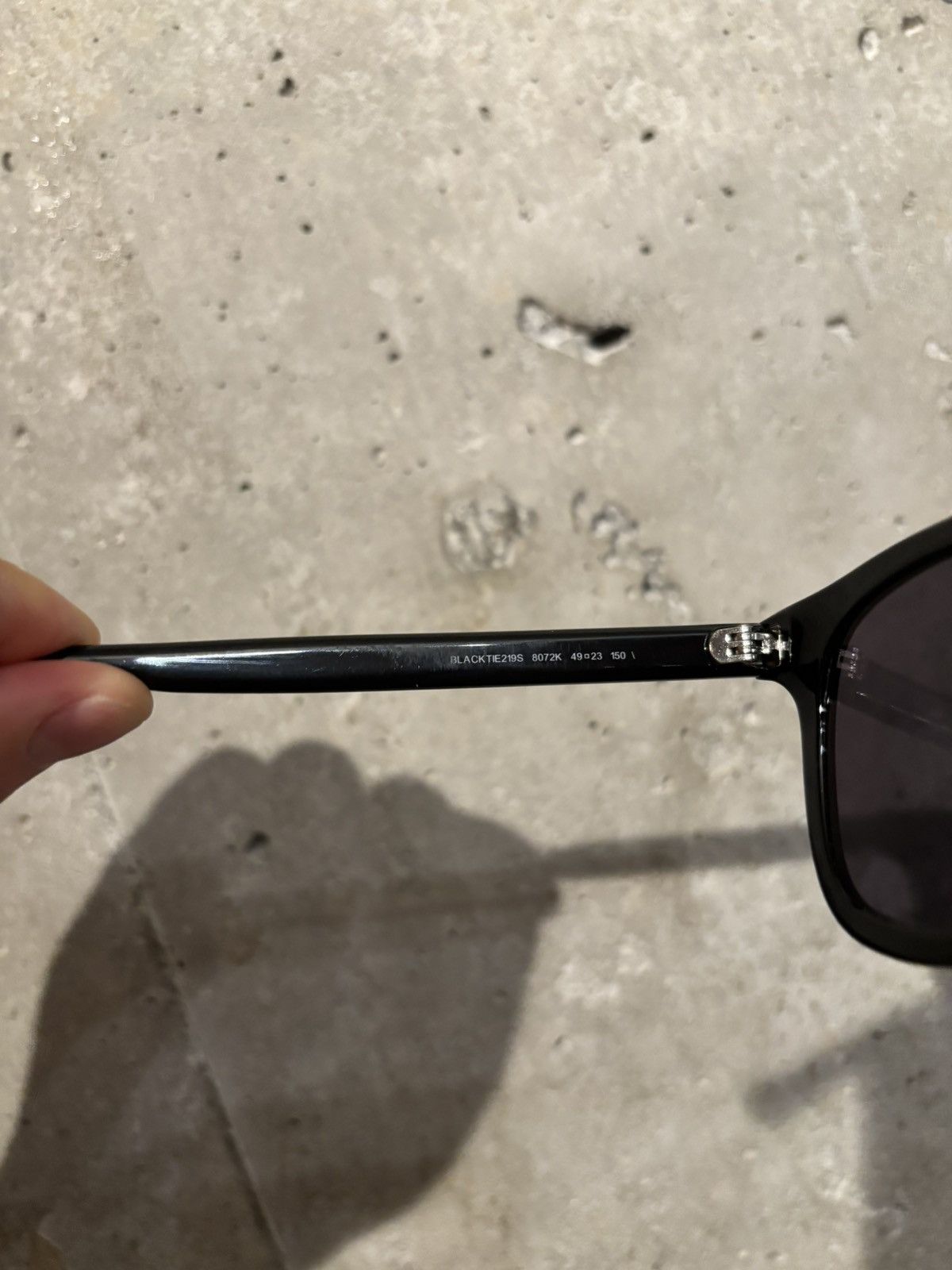 Christian Dior Monsieur Christian Dior Black Square sunglasses Size ONE SIZE - 4 Thumbnail