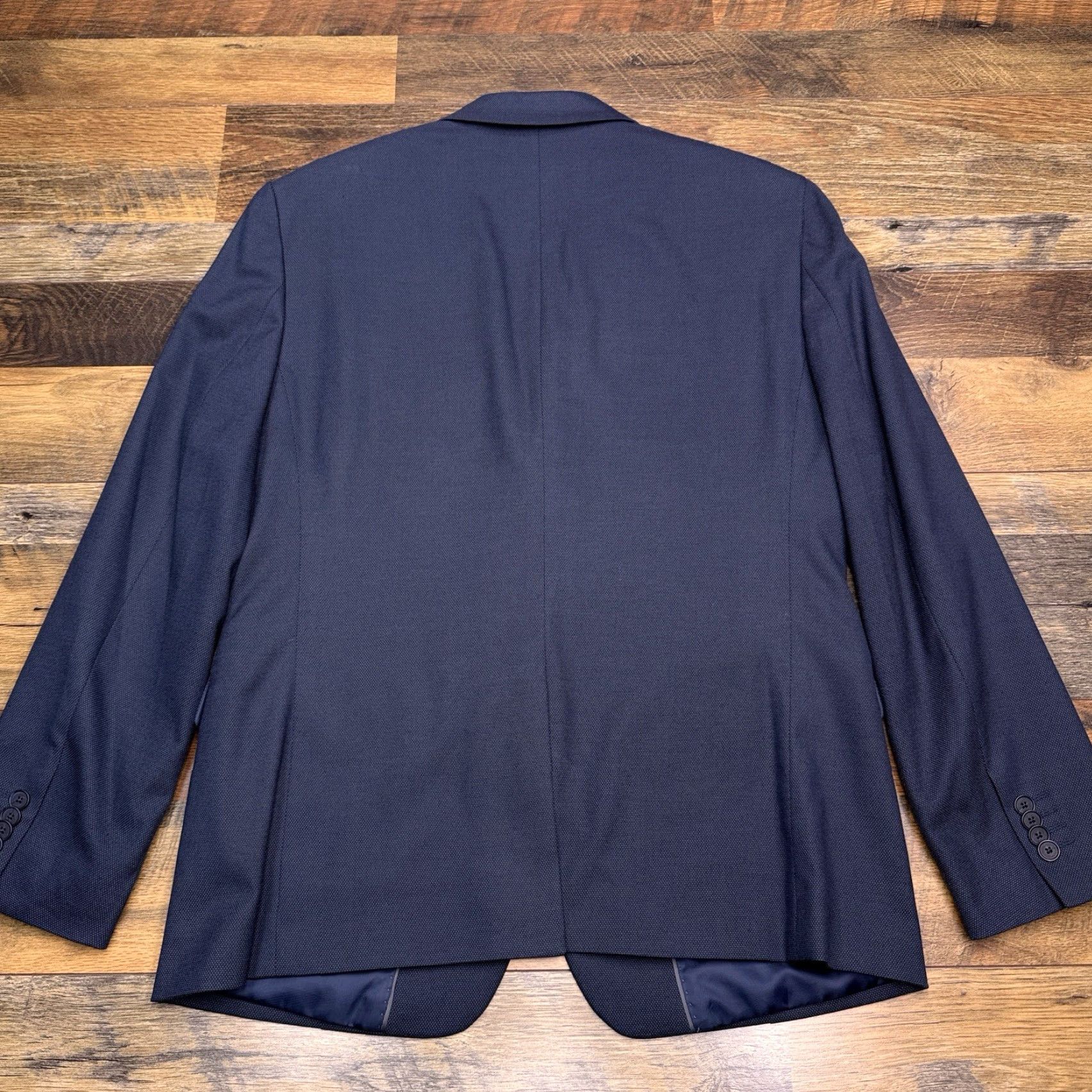 Banana Republic Banana Republic Blazer Jacket Linen Slim 42 Short Blue Sport Coat Size US 42 / EU 58 - 2 Thumbnail