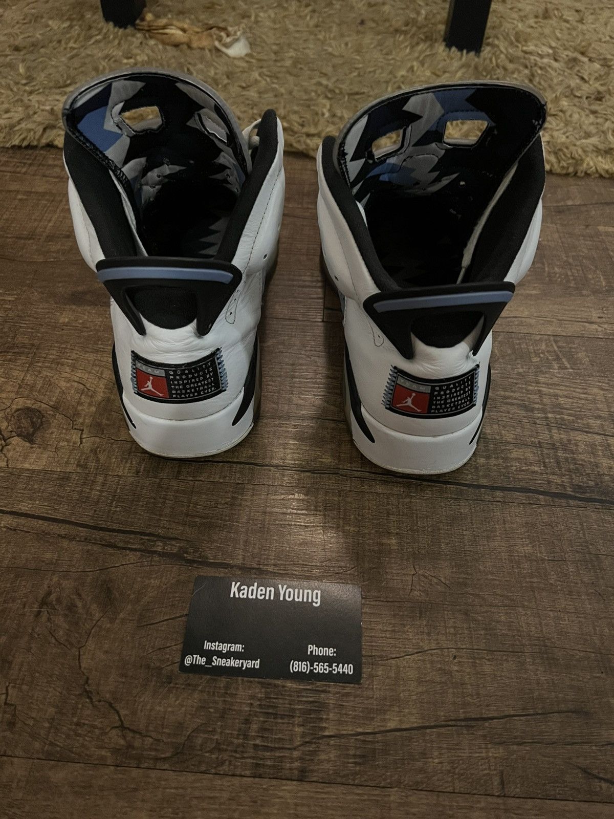 Jordan Brand Air Jordan 6 “UNC” Size US 11 / EU 44 - 4 Thumbnail
