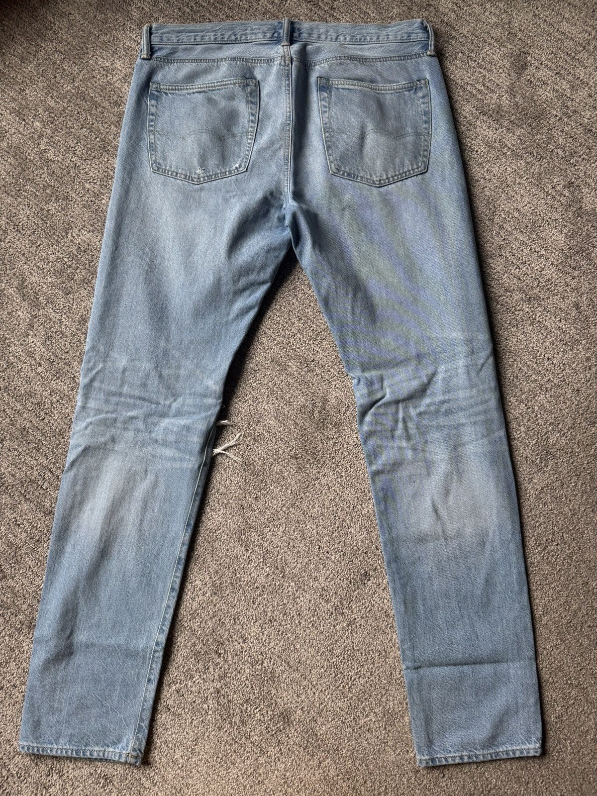 American Eagle Outfitters TALL GUYS!! Distressed Athletic Fit Jeans Size US 34 / EU 50 - 5 Thumbnail
