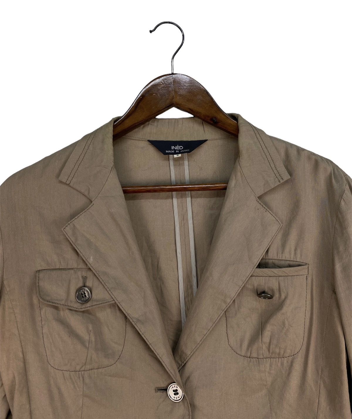 Yohji Yamamoto Ined By yohji Yamamoto Cropped Jacket Size ONE SIZE - 2 Thumbnail