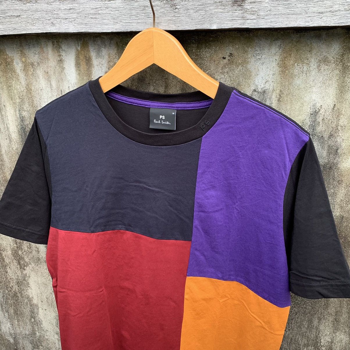 Paul Smith PAUL SMITH COLOR BLOCK TSHIRT Size US M / EU 48-50 / 2 - 2 Thumbnail
