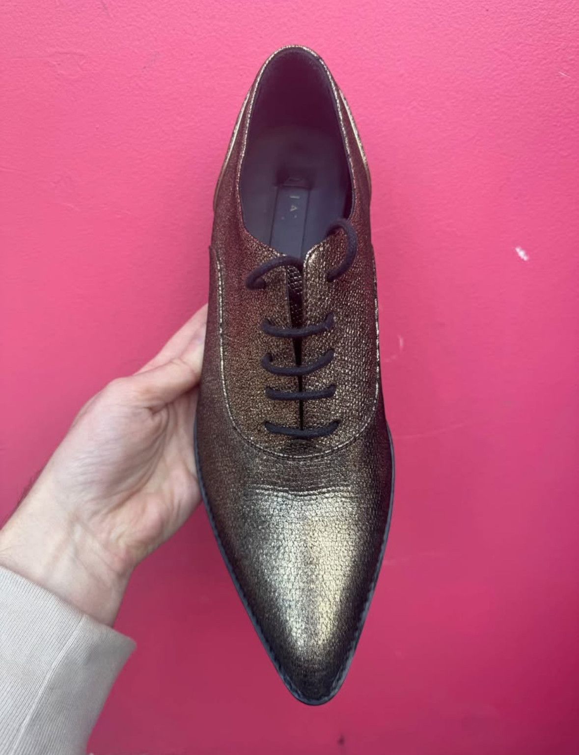 Lanvin Lanvin Gold Dress Shoes Size US 9 / EU 42 - 5 Thumbnail