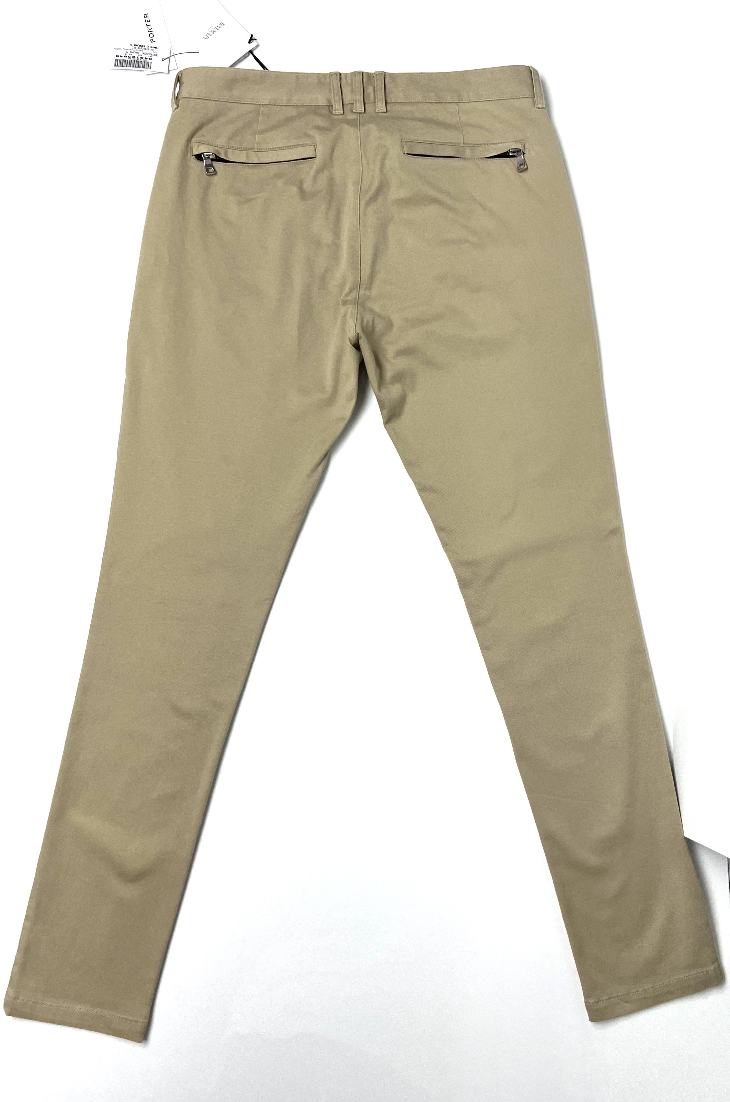 Balmain 690€ BALMAIN PARIS COTTON BLEND CASUAL PANTS MADE IN ITALY Size US 38 / EU 54 - 3 Thumbnail