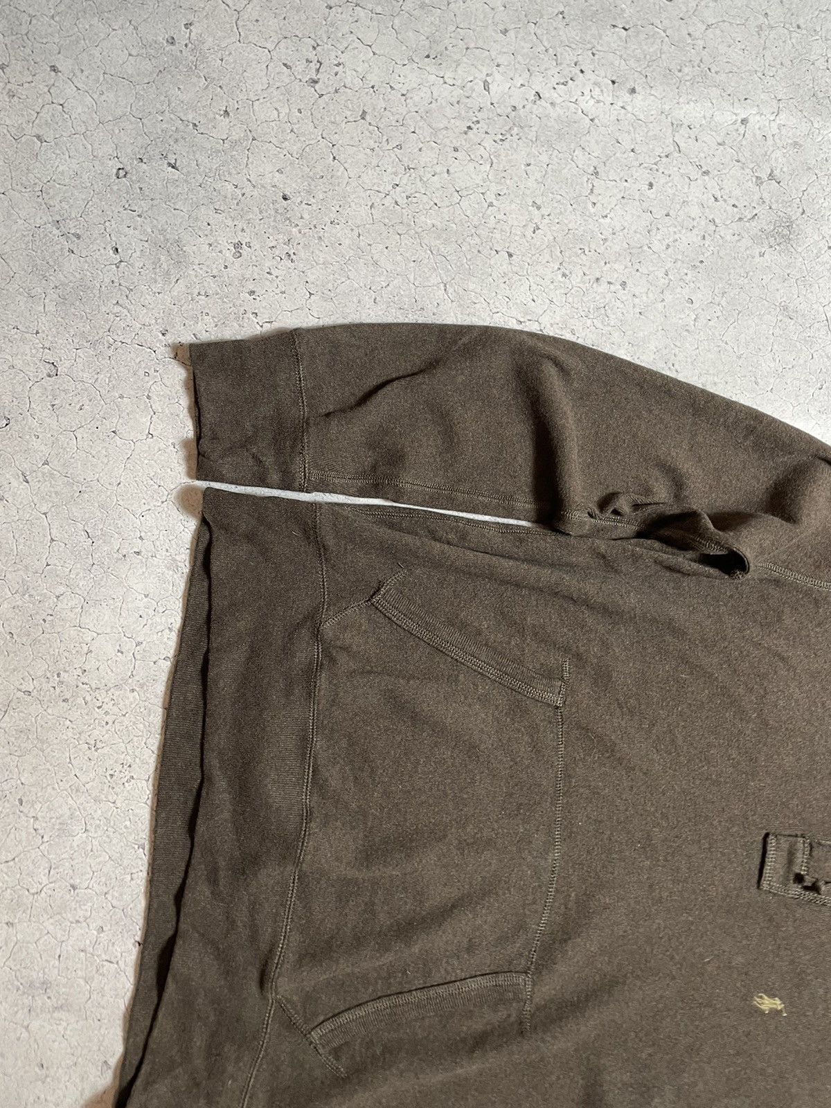 Polo Ralph Lauren × Ralph Lauren × Vintage Polo Ralph Lauren Brown Vintage 90s Hooded Sweater Size US M / EU 48-50 / 2 - 3 Thumbnail