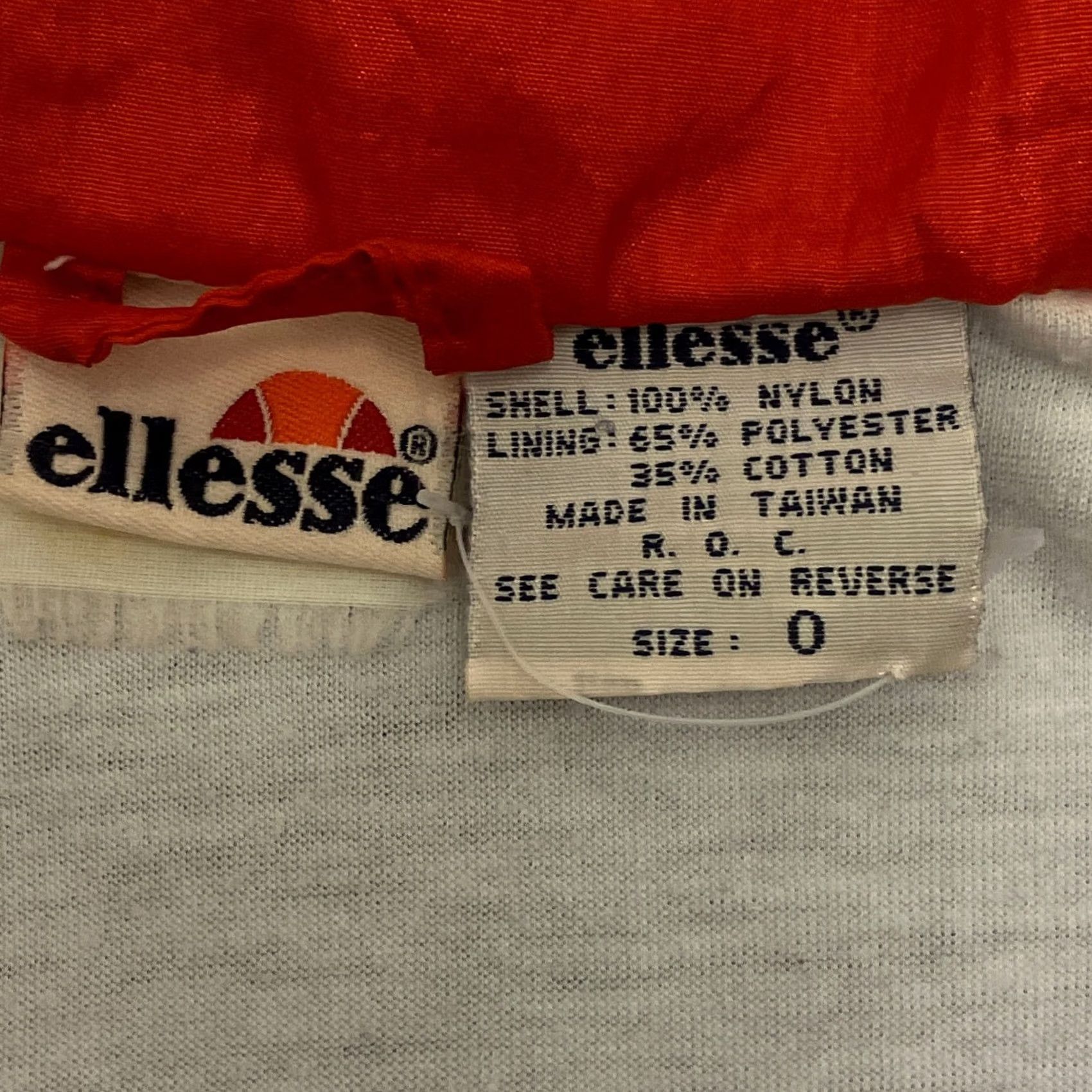 Ellesse VINTAGE Ellesse Jacket Medium Navy Red Shell Windbreaker 90s Full Zip Mens Size M / US 6-8 / IT 42-44 - 6 Thumbnail