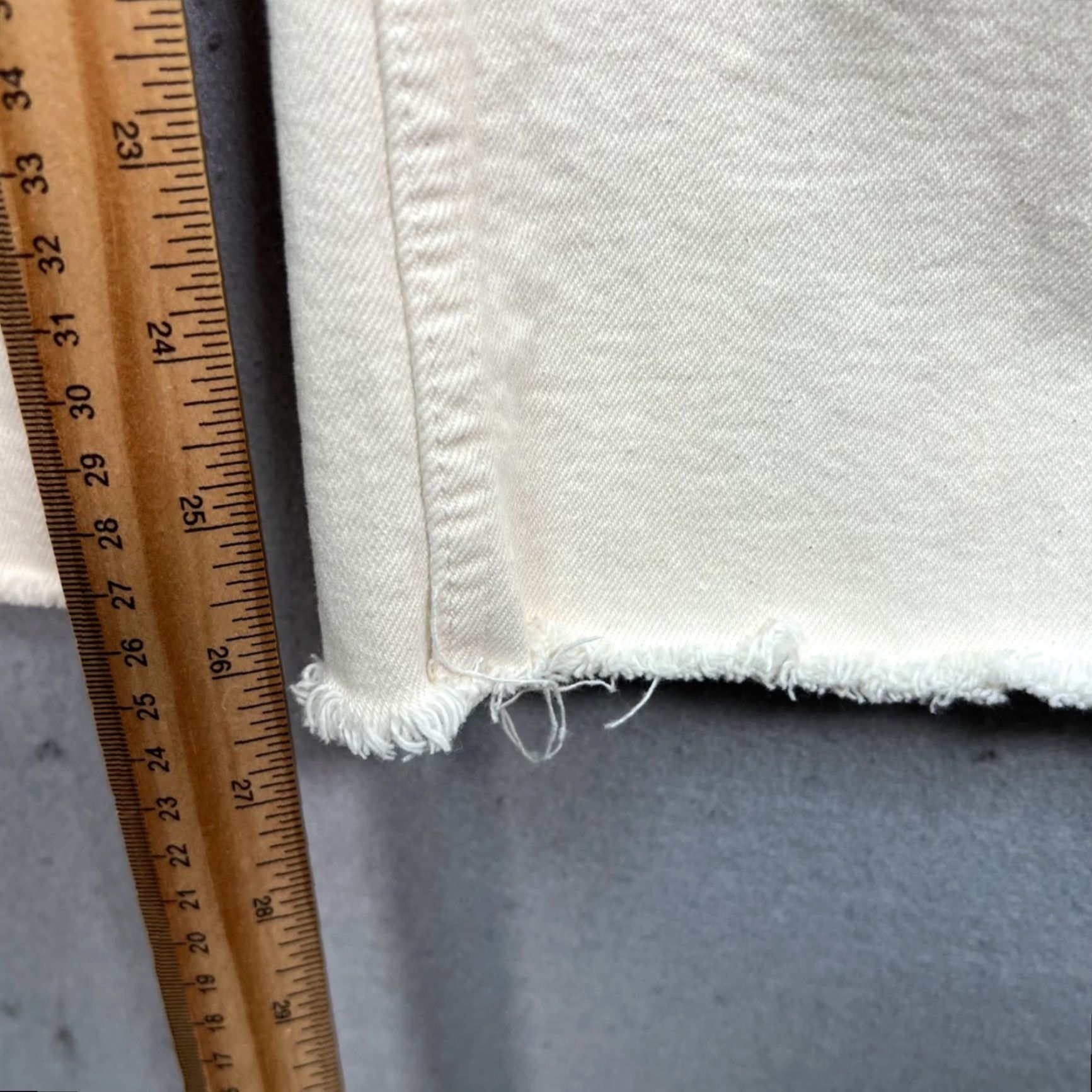 Zara Zara Womens Pants Size 6 White Wide-Leg Cotton Blend Inseam 27" Vintage: No, Regular Rise High Flat Front casual Shoes? Size 28" / US 6 / IT 42 - 6 Thumbnail