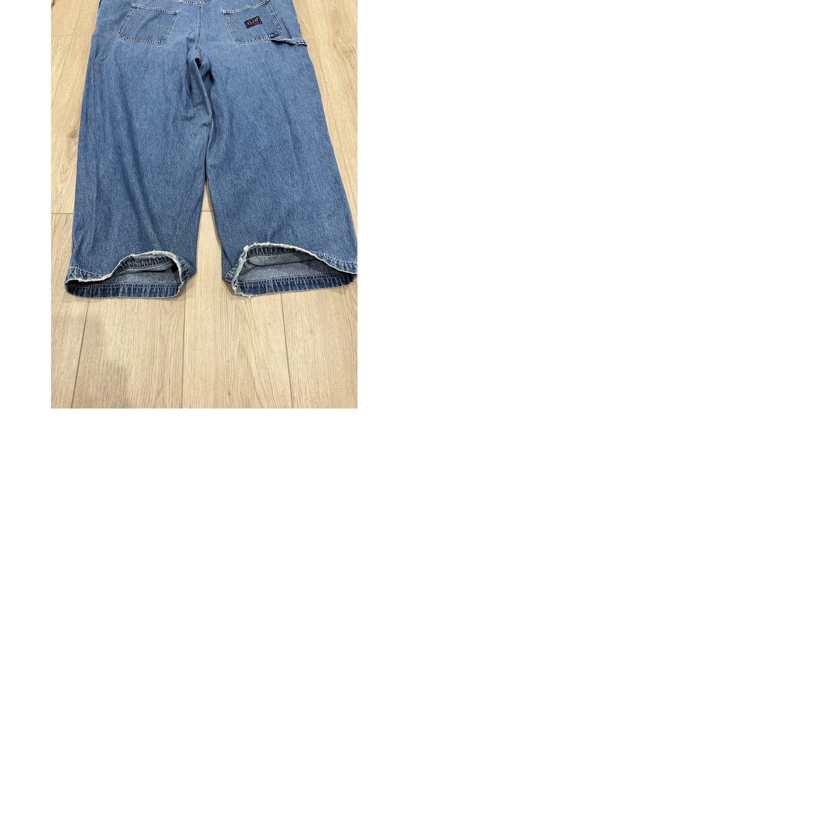 VINTAGE 90s Disney Winnie The Pooh Eeyore Tigger Blue Denim Overalls 22W Women Size 22W Blue Denim One-Piece Disney 90s Character Womens Plus Overalls