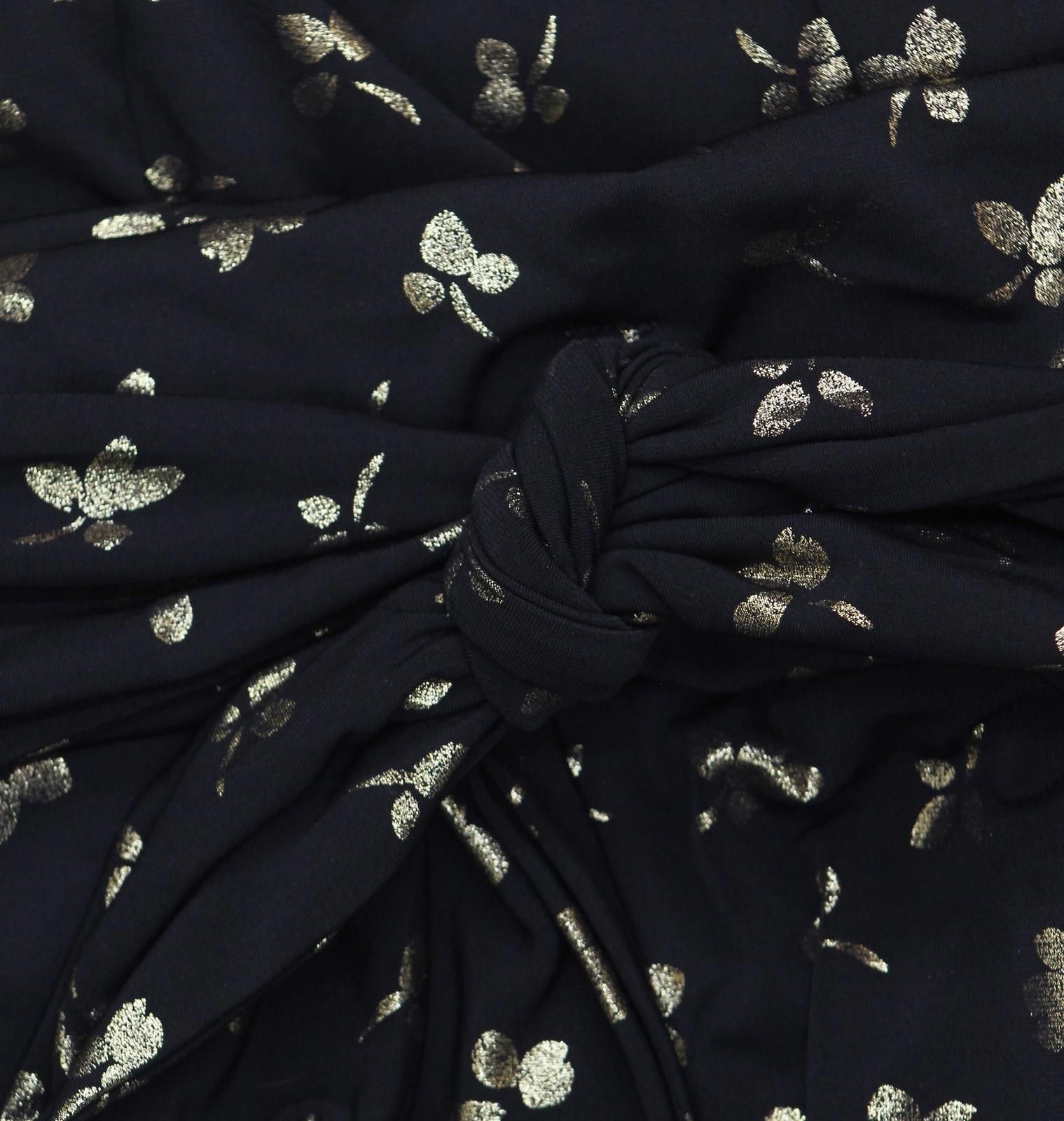 Tommy Hilfiger Nwt Tommy Hilfiger Tie Knit Fit Flare Dress Black / Gold 10 Size L / US 10 / IT 46 - 6 Thumbnail