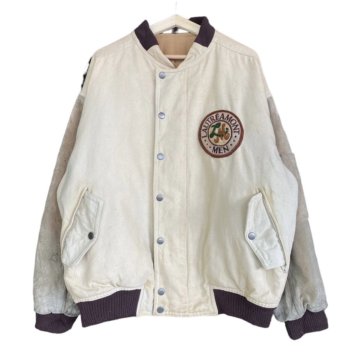 Vintage Vintage Lautremont Varsity Leather (M) Size US M / EU 48-50 / 2 - 1 Thumbnail