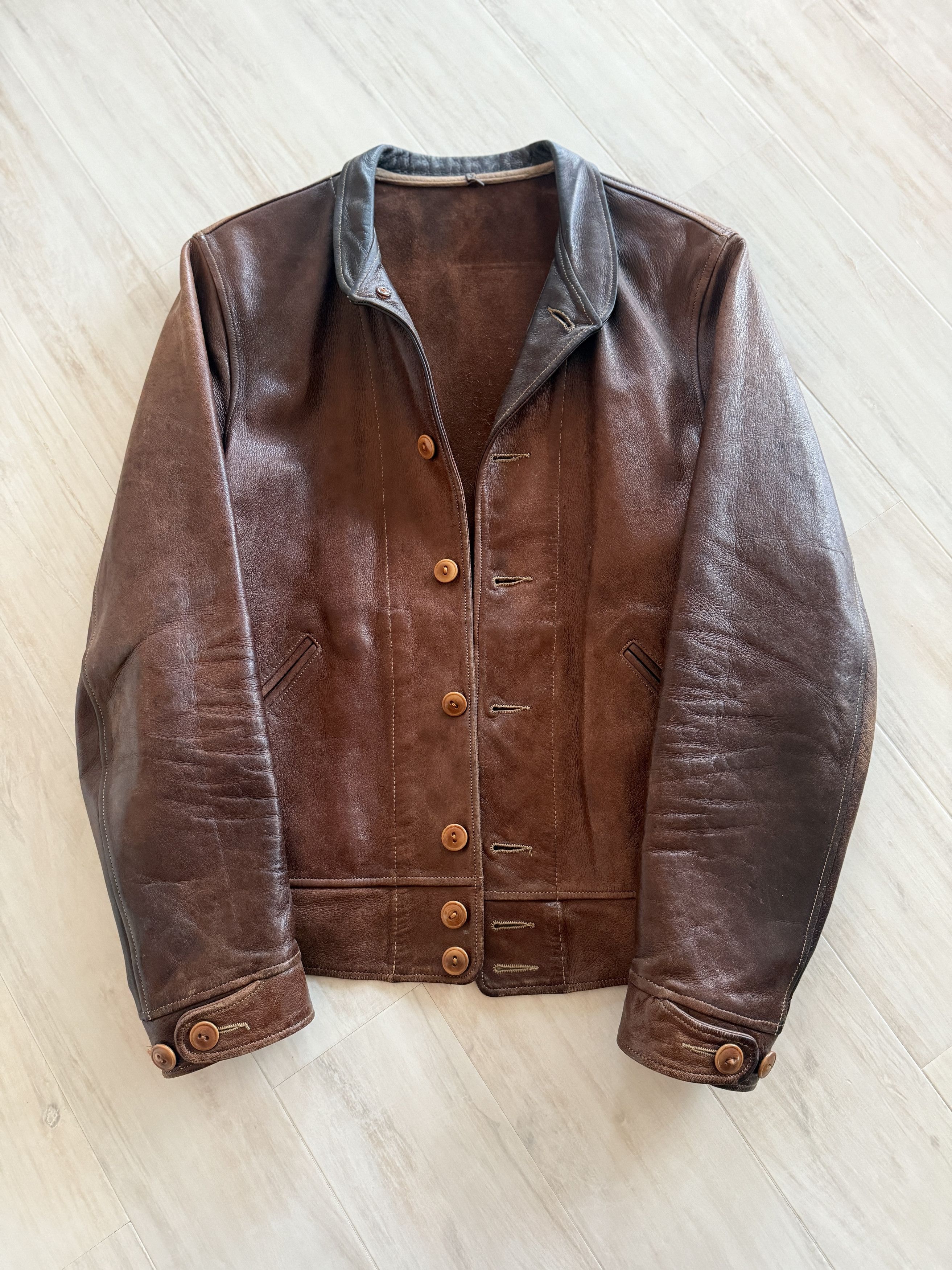 Levi's® Menlo Cossack leather jacket