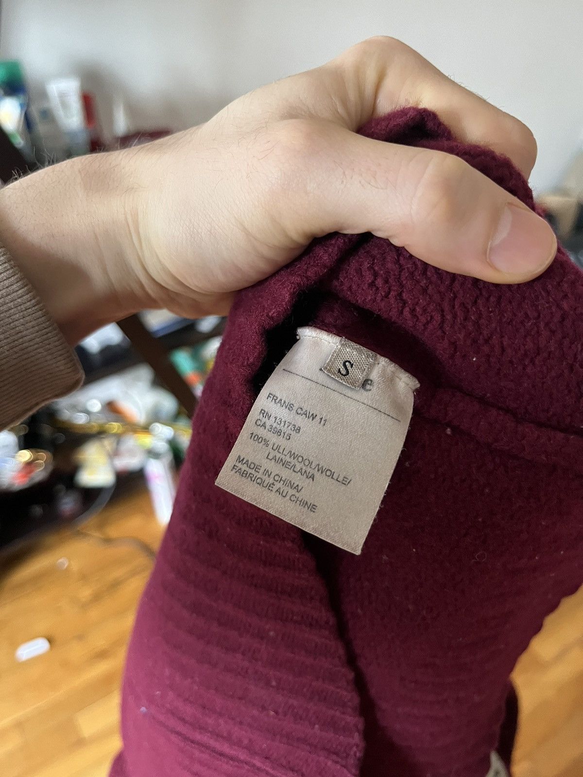 Acne Studios Acne Studios Sweater Knit S size burgundy women’s Size US S / EU 44-46 / 1 - 4 Thumbnail