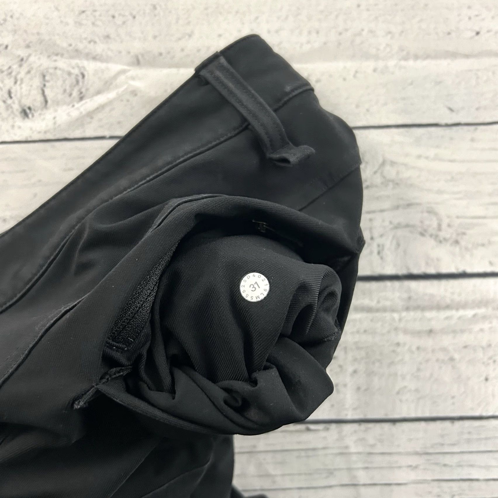Lululemon Lululemon ABC Slim Taper Fit Pants Men's 31x31 Black Size US 31 - 4 Thumbnail
