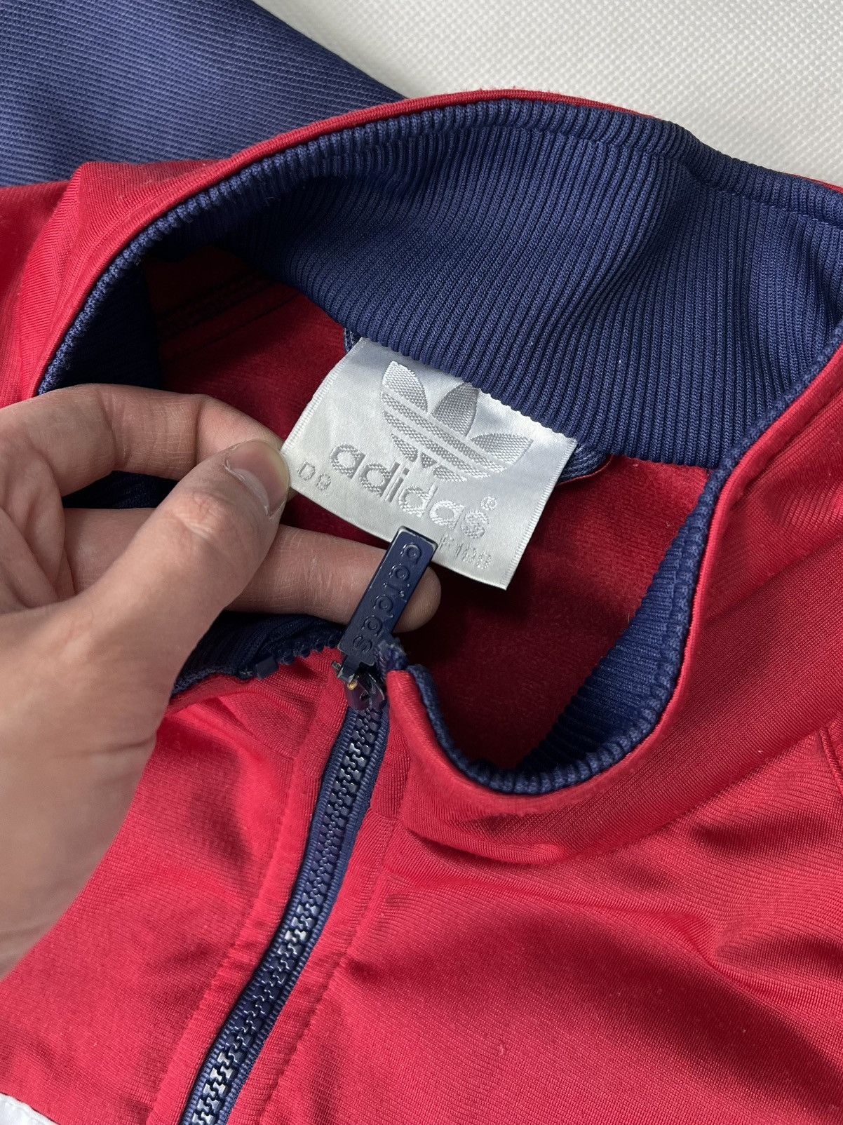 Adidas × Vintage Sweatshirt Adidas Big Logo Zipped Vintage 80’s 90’s Size US XL / EU 56 / 4 - 5 Thumbnail