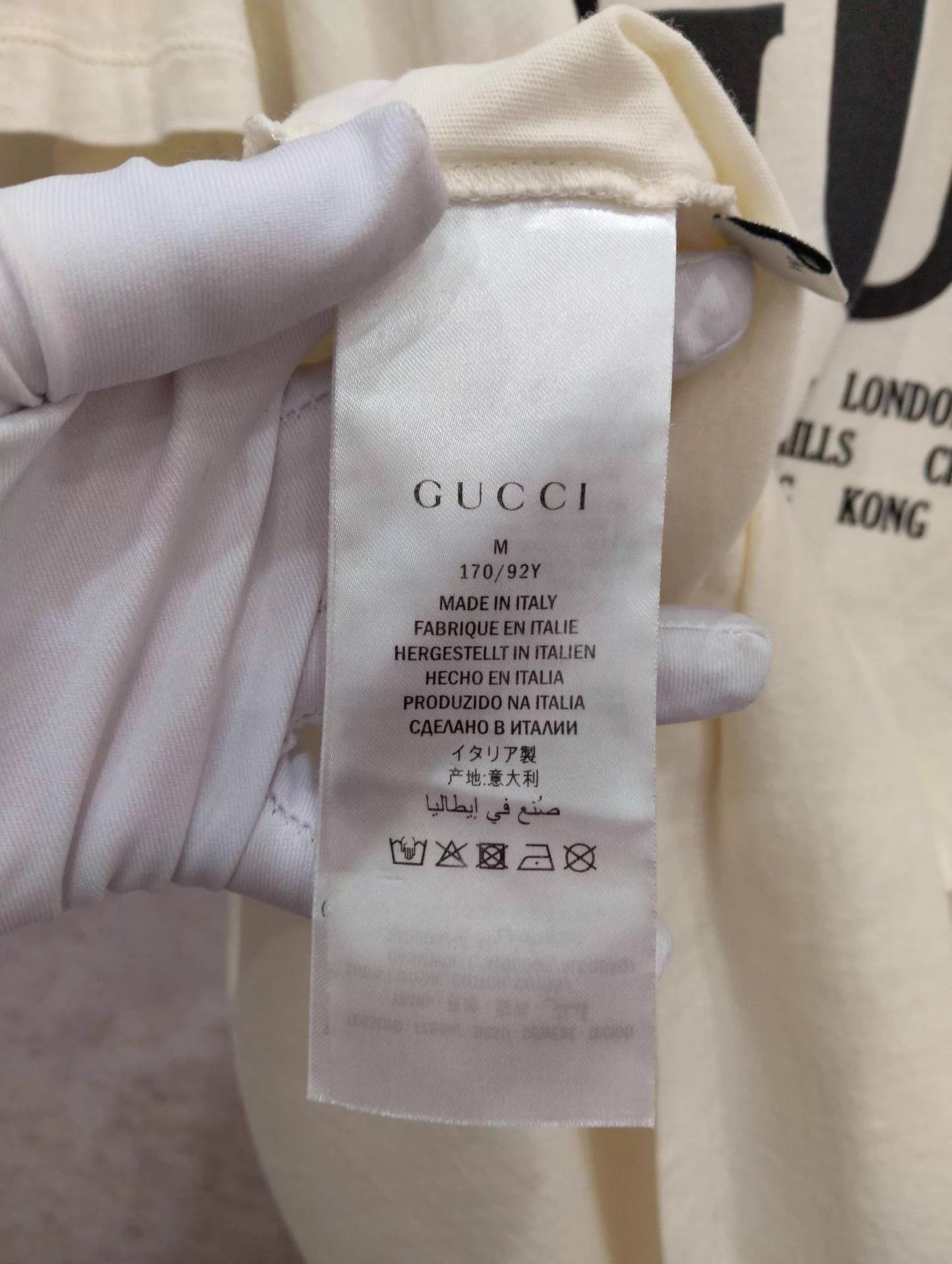 Gucci Gucci City Limited Off-White Short Sleeve T-Shirt M Size US M / EU 48-50 / 2 - 4 Thumbnail
