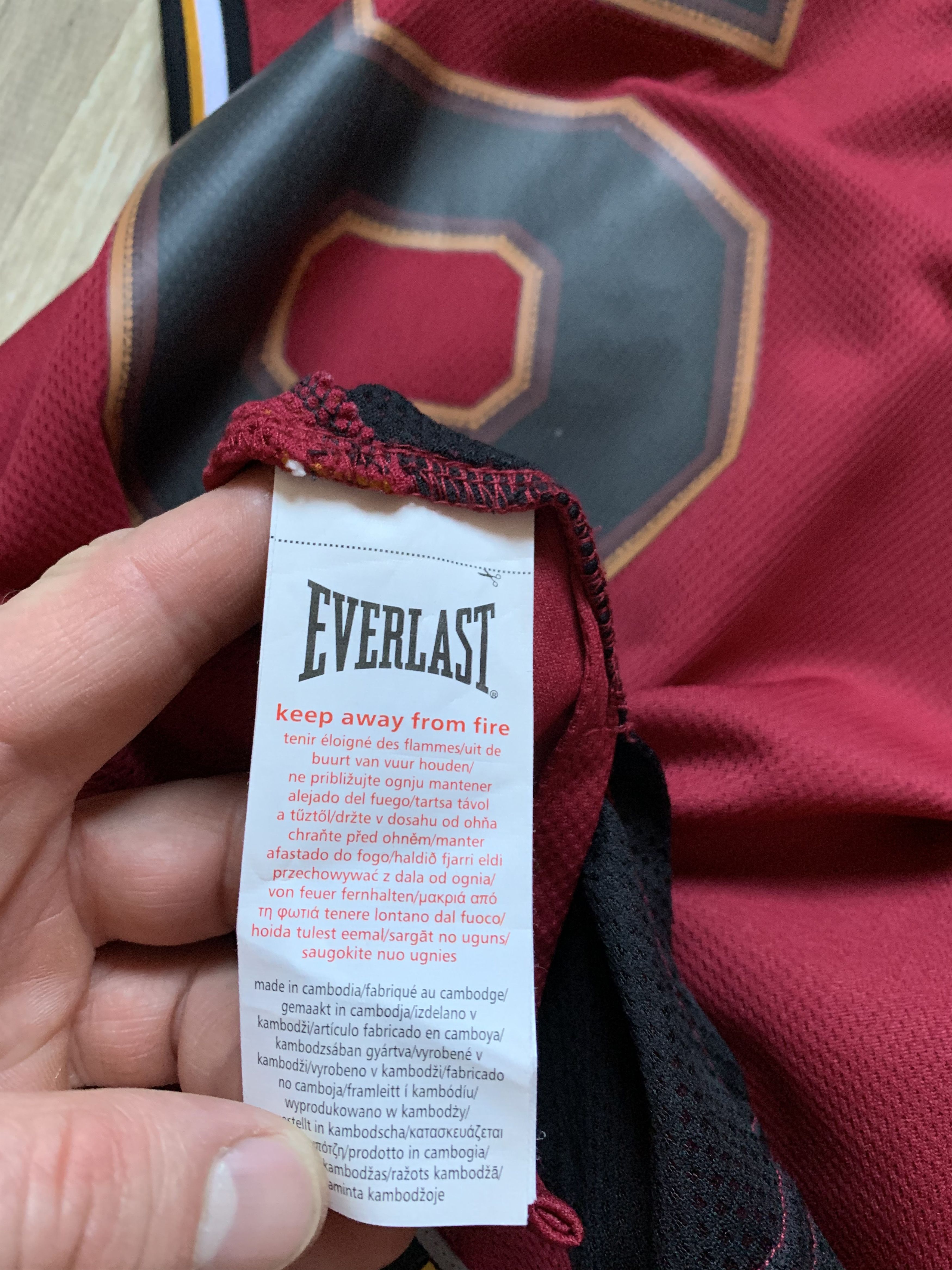 Everlast × NBA Everlast Miami Heat 6 Basketball Printed Jersey Sleeveless Size US S / EU 44-46 / 1 - 7 Thumbnail
