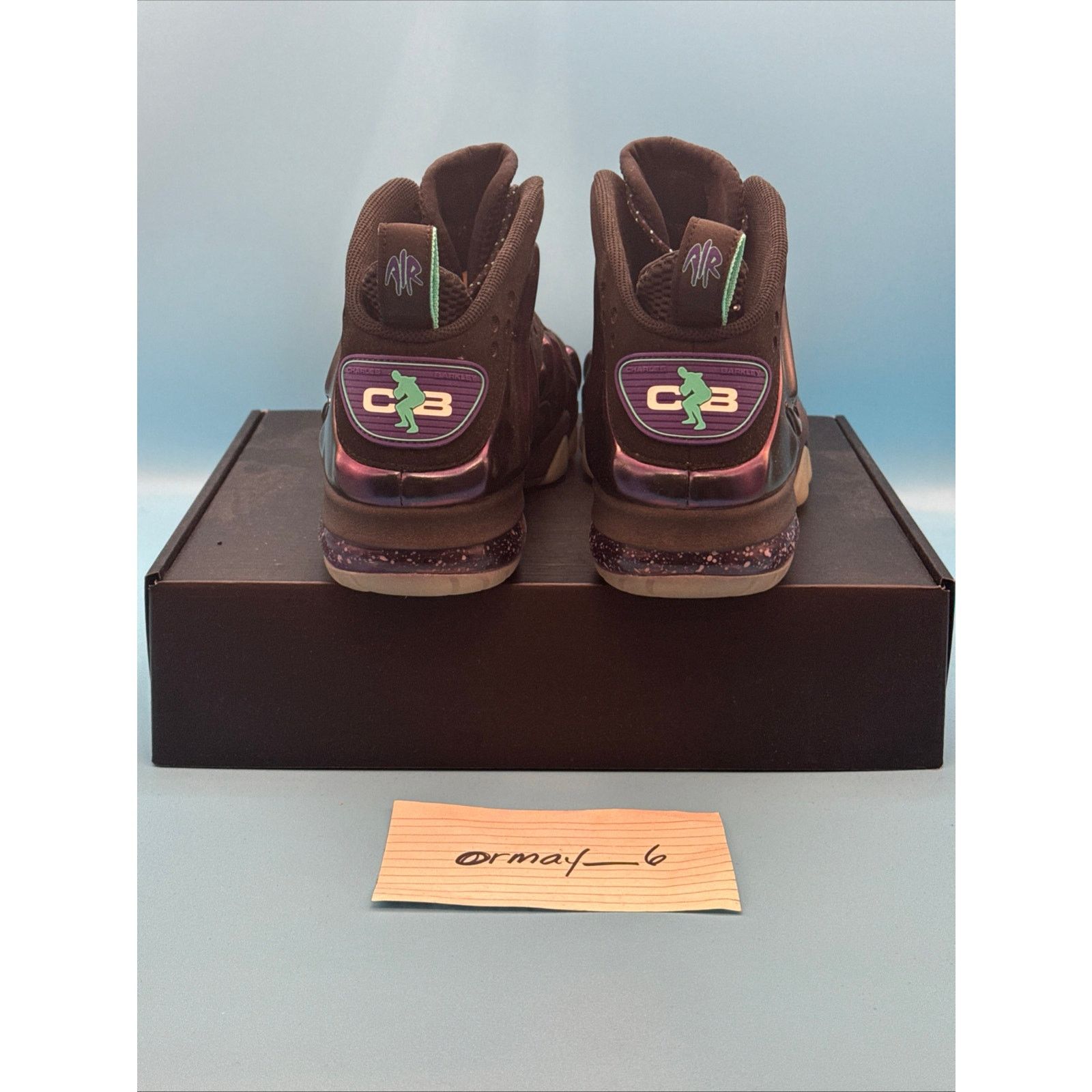 Nike Nike Barkley Posite Max 2013 Eggplant m8.5 w10 Size US 8 / EU 41 - 5 Thumbnail